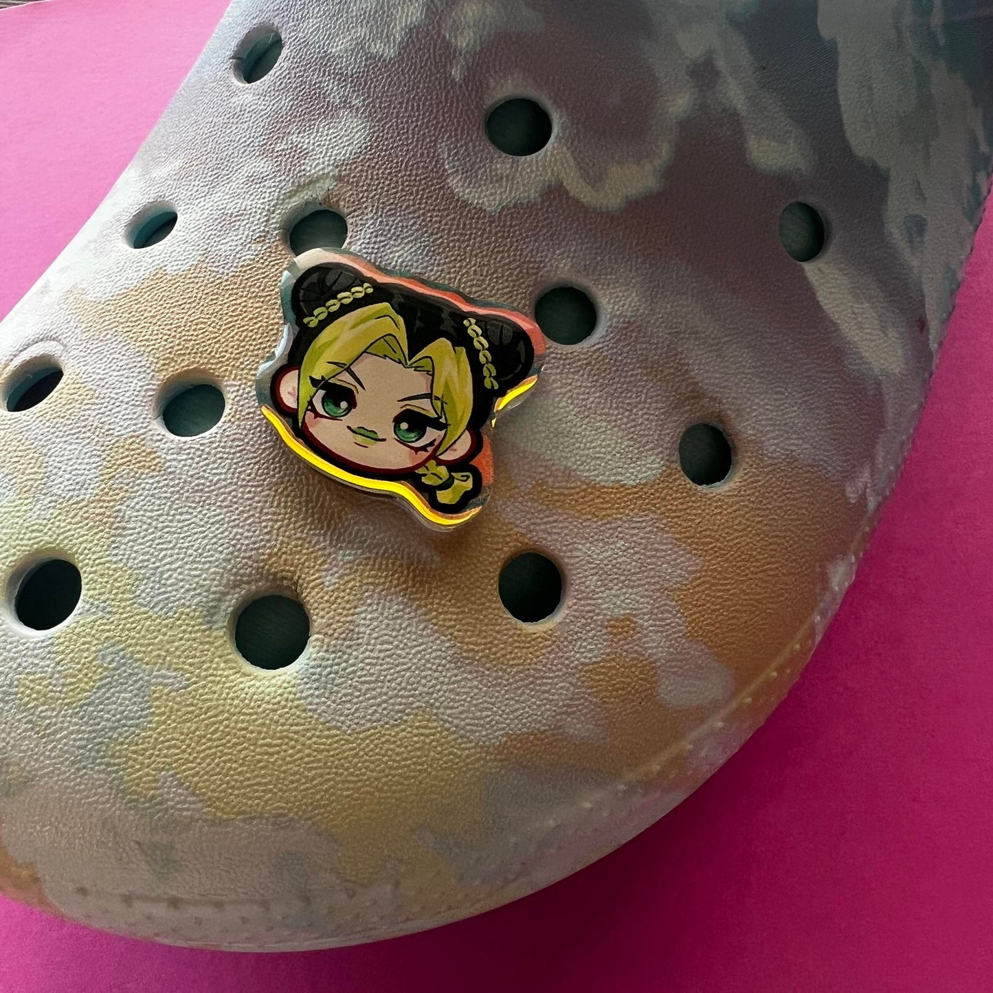 J J B A Holographic Shoe Charms