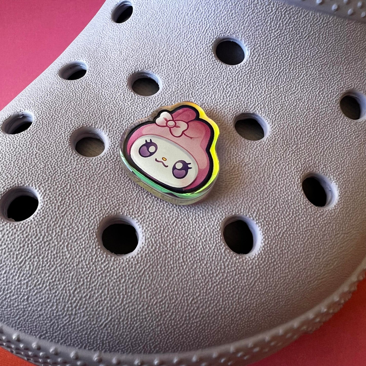 Neko Friends Holographic Shoe Charms
