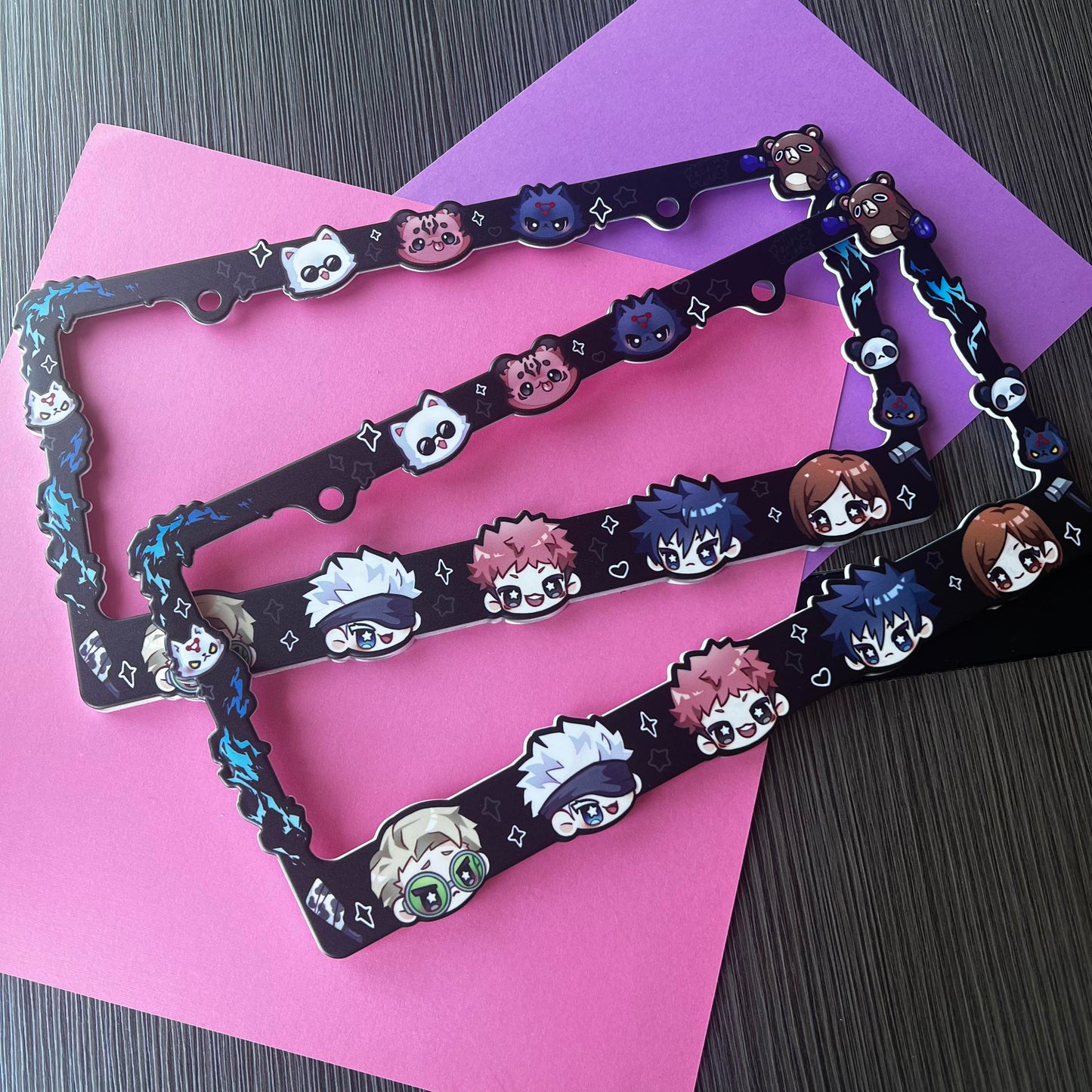 J J K License Plate Frame