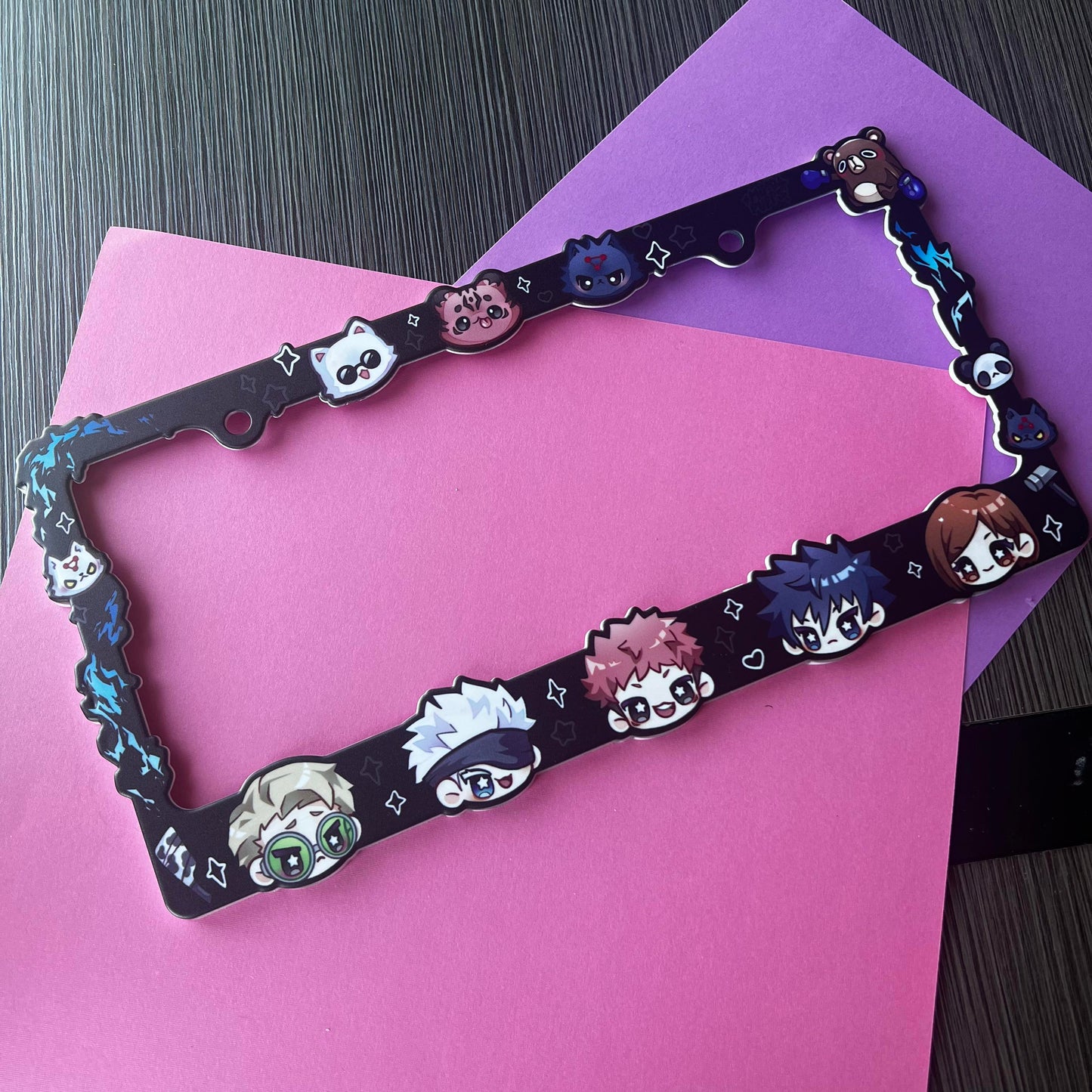 J J K License Plate Frame