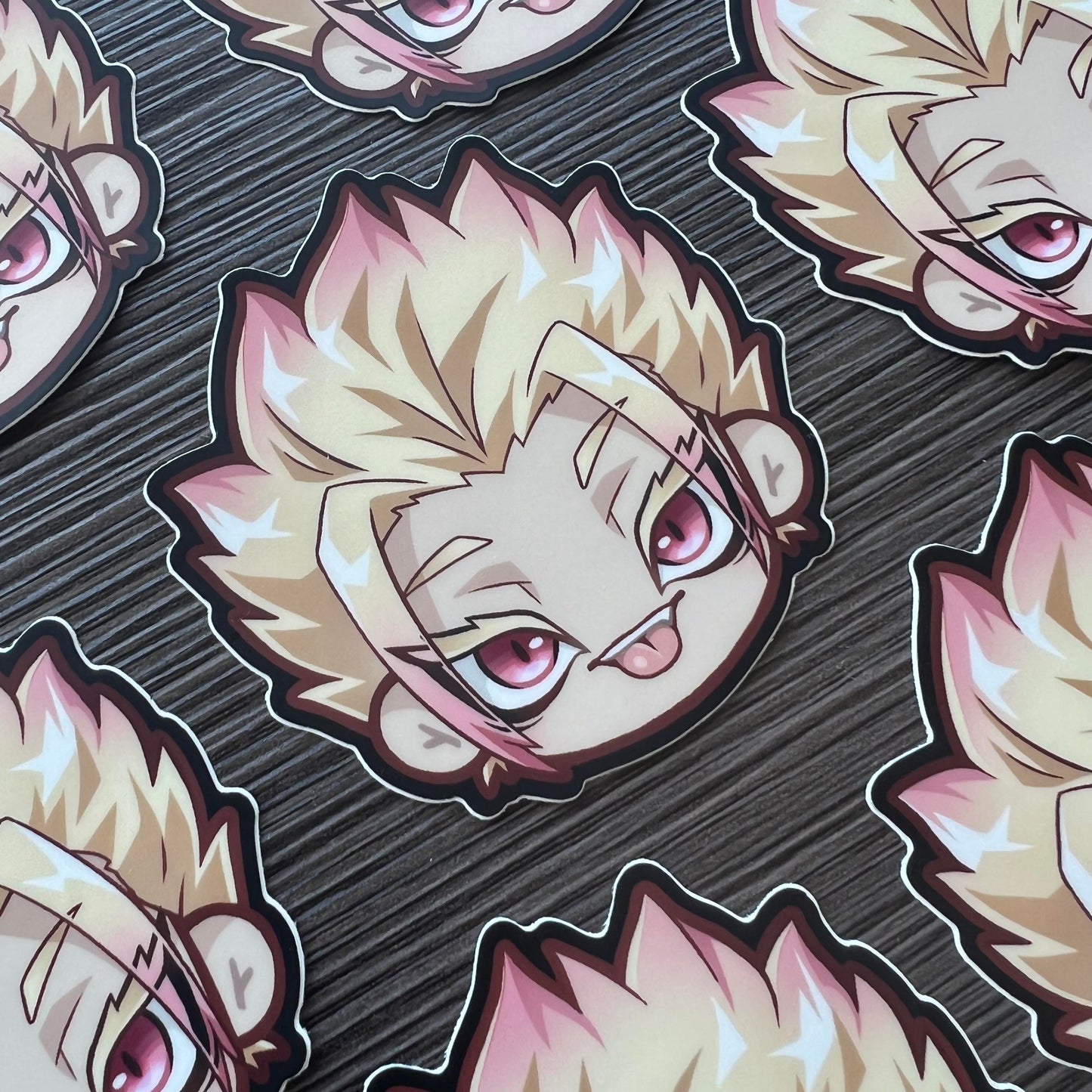 Blue Soccer 3" Head Stickers