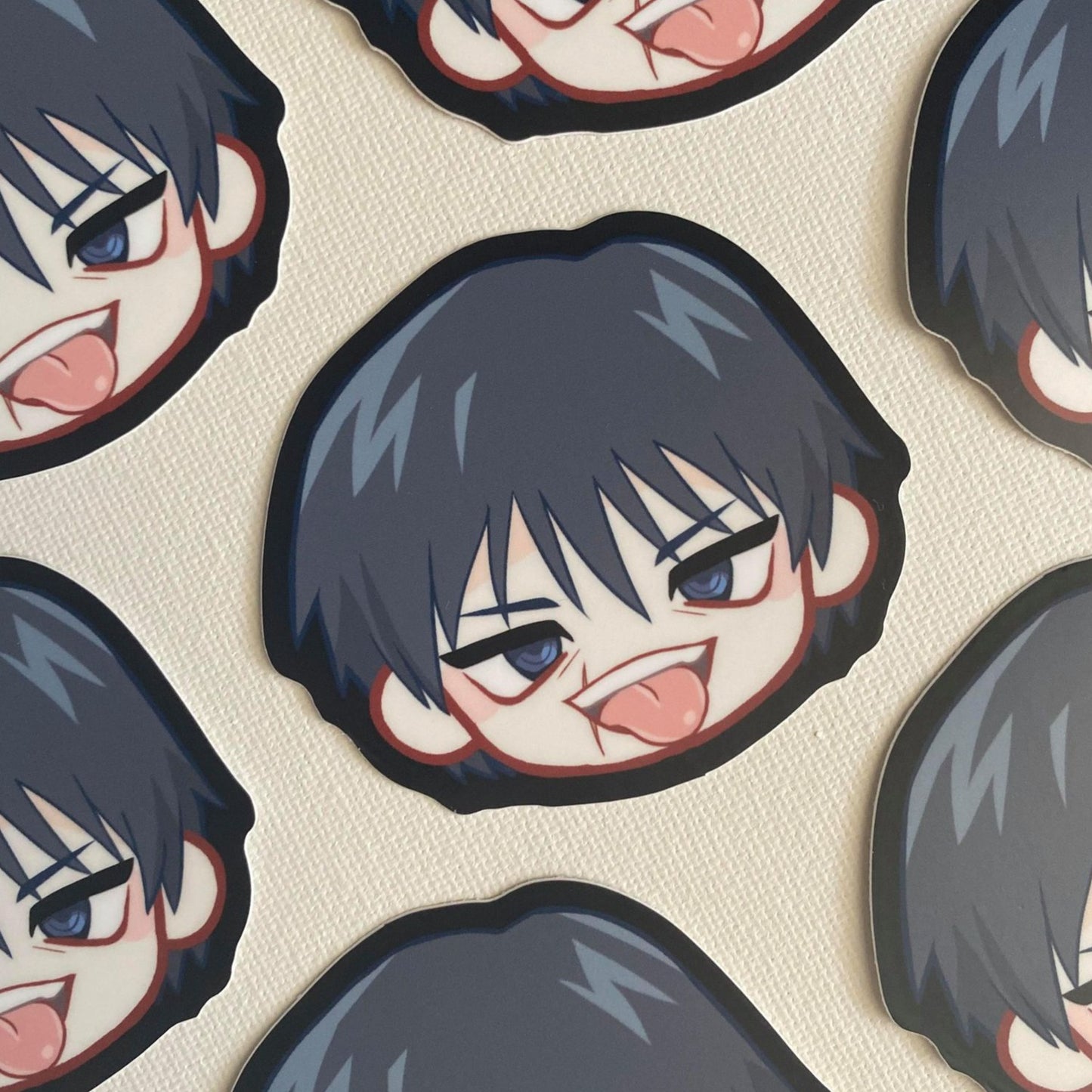 J J K 3" Head Stickers