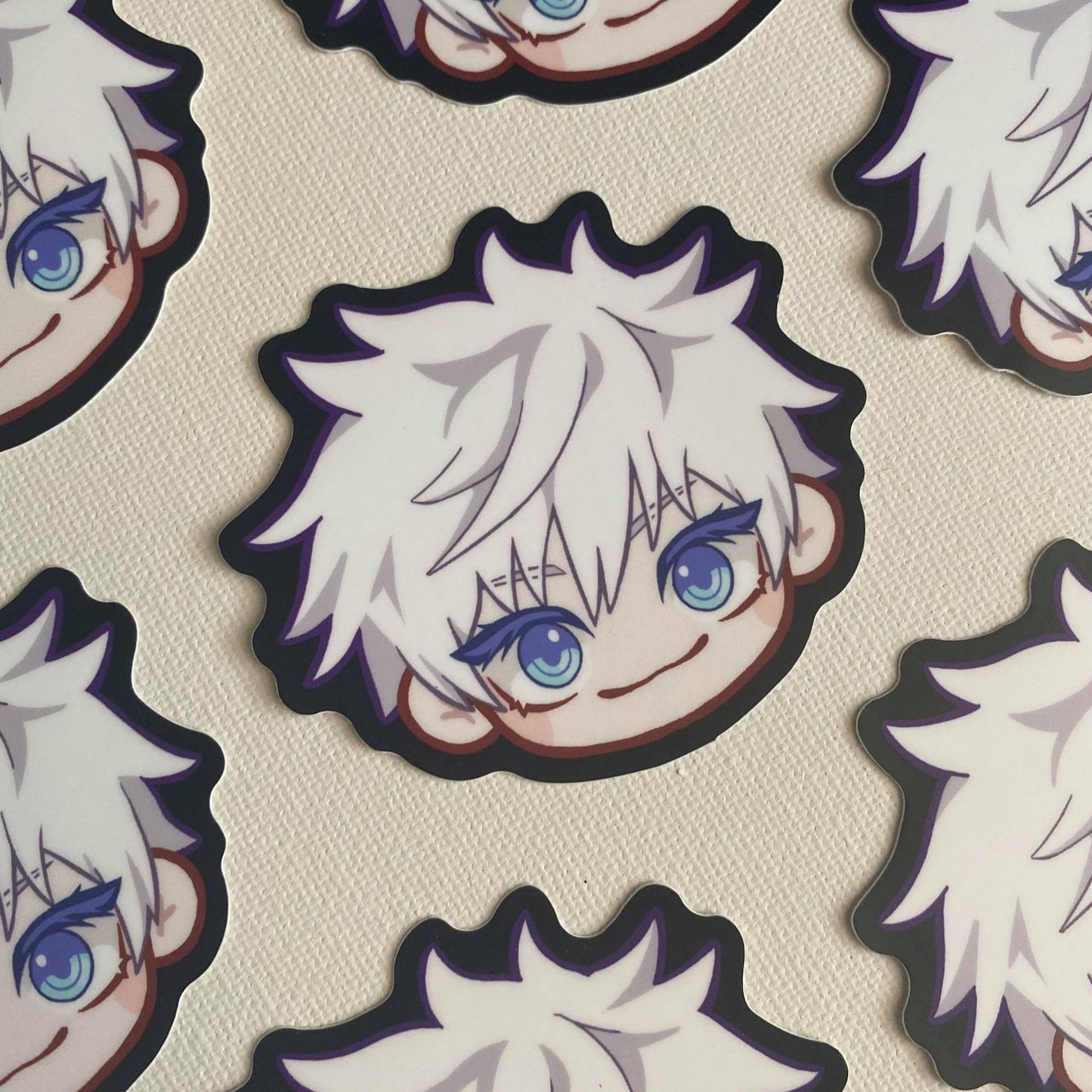 J J K 3" Head Stickers