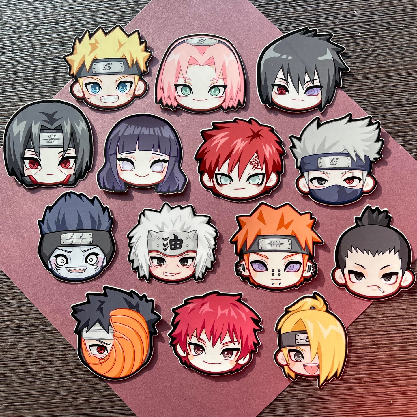Ninja 3" Head Stickers