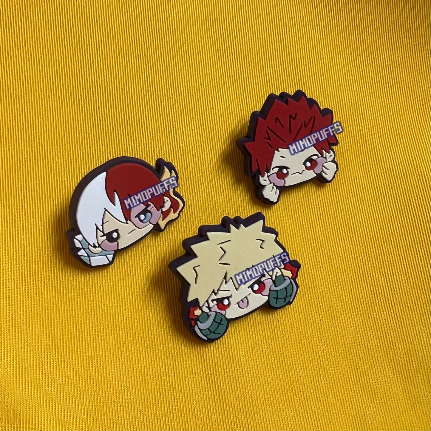 My Hero Rubber Pins