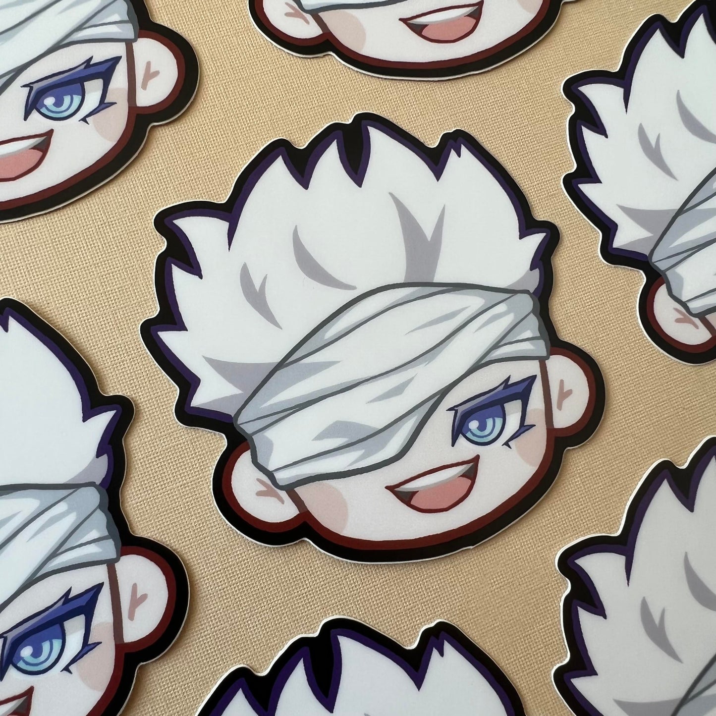 J J K Zero 3" Head Stickers