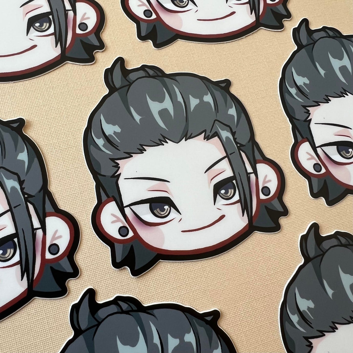 J J K Zero 3" Head Stickers