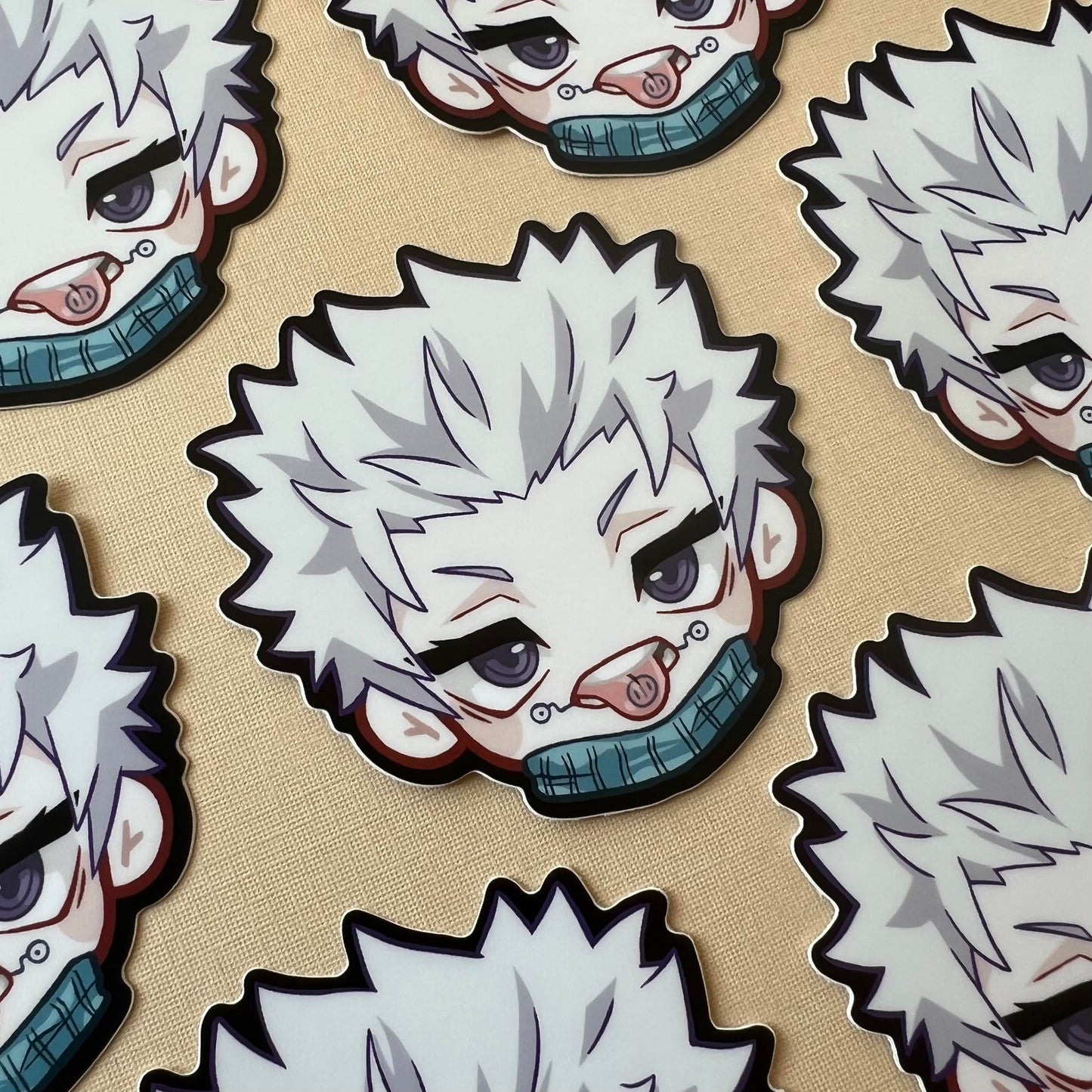 J J K Zero 3" Head Stickers