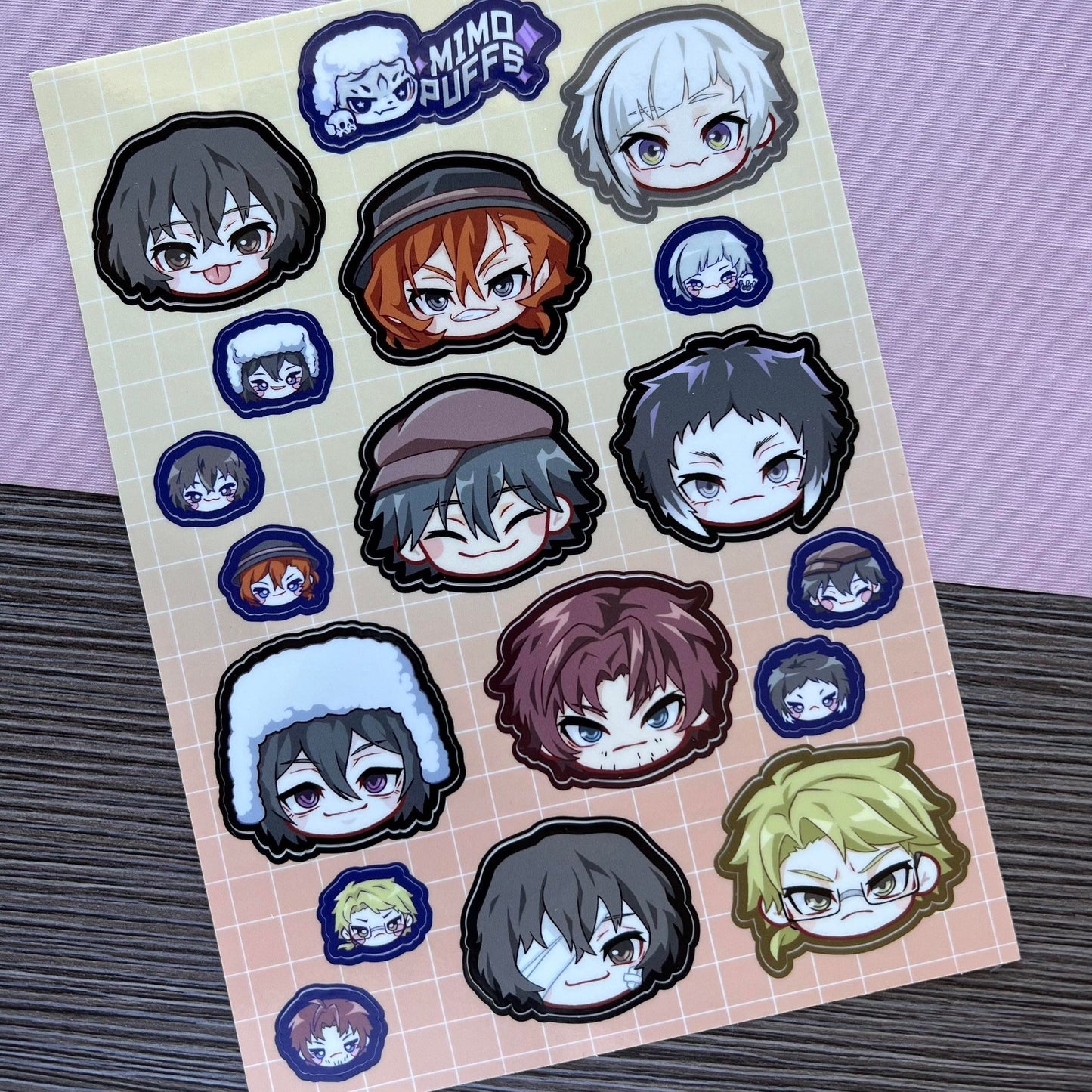 B S D Sticker Sheet