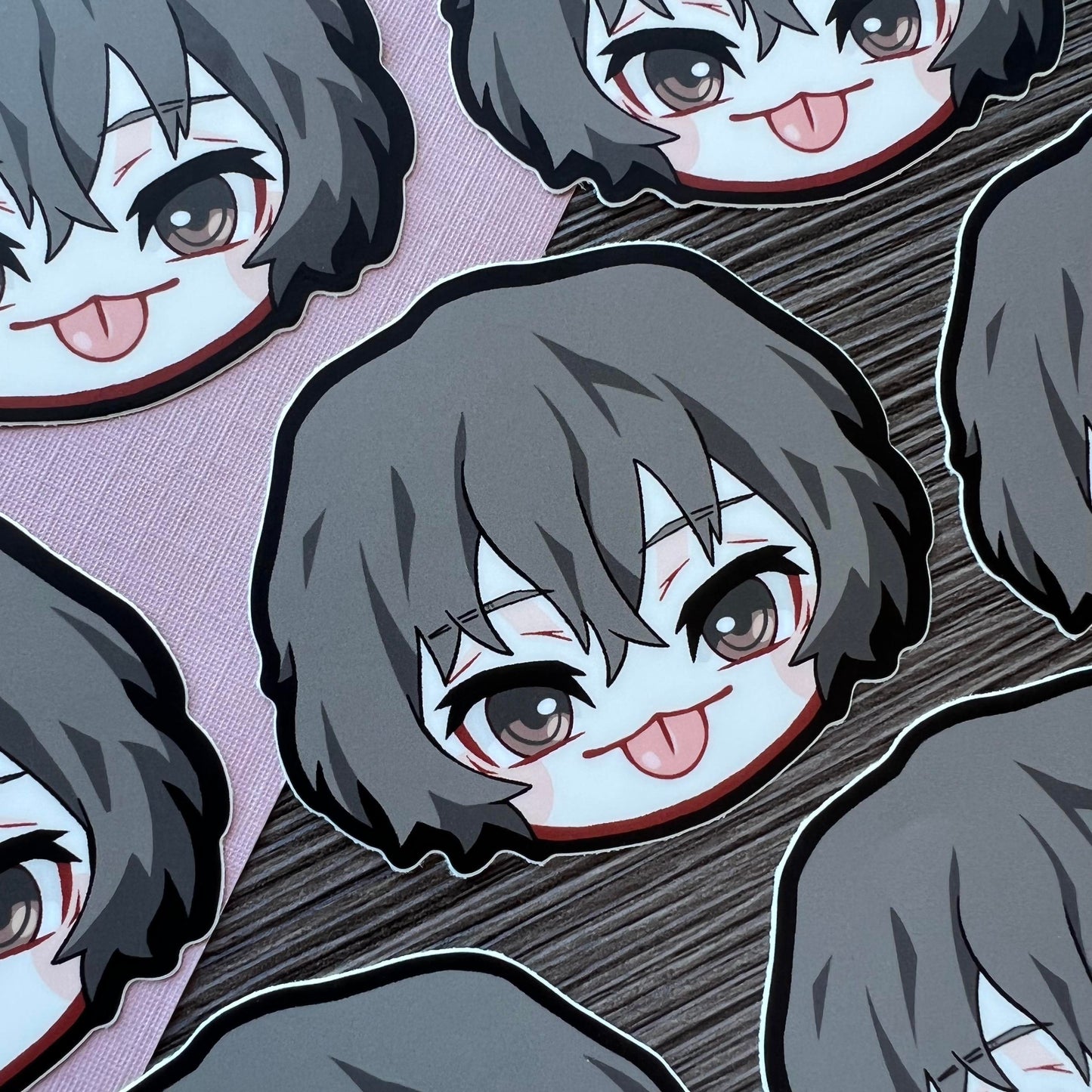 B S D 3" Head Stickers