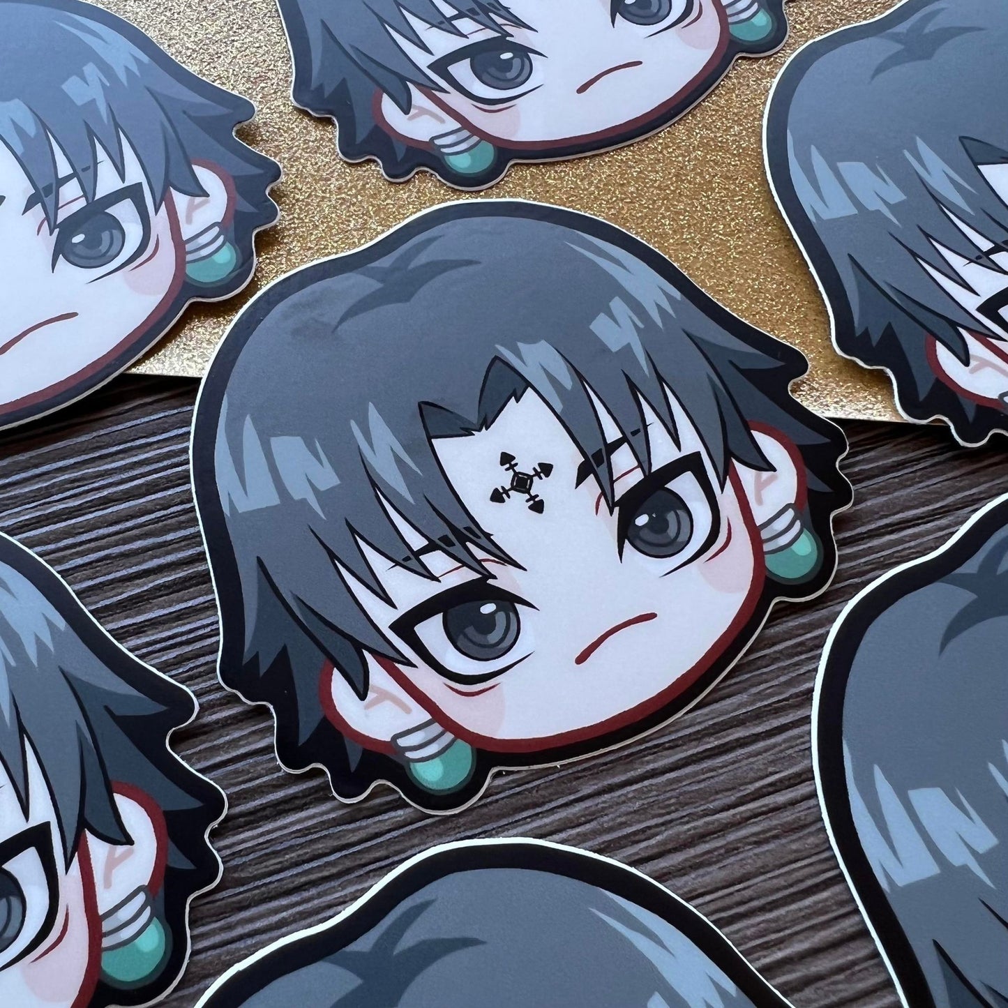 H x H 3" Head Stickers