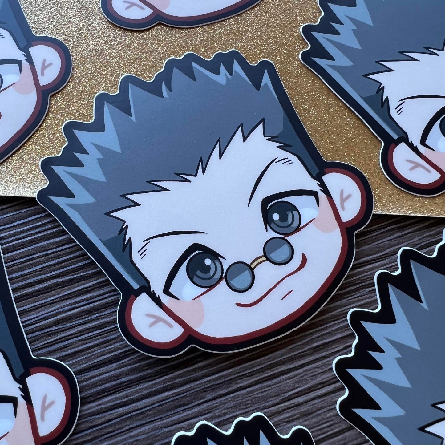 H x H 3" Head Stickers