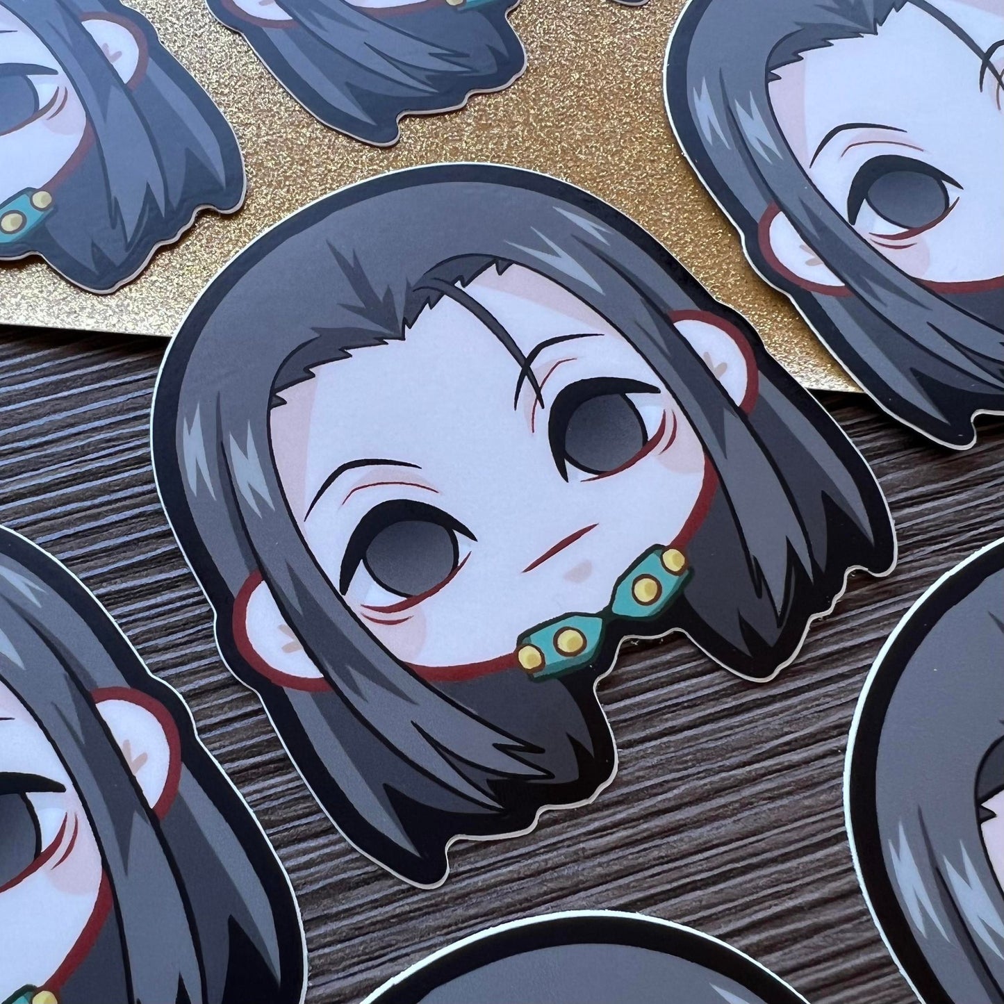 H x H 3" Head Stickers