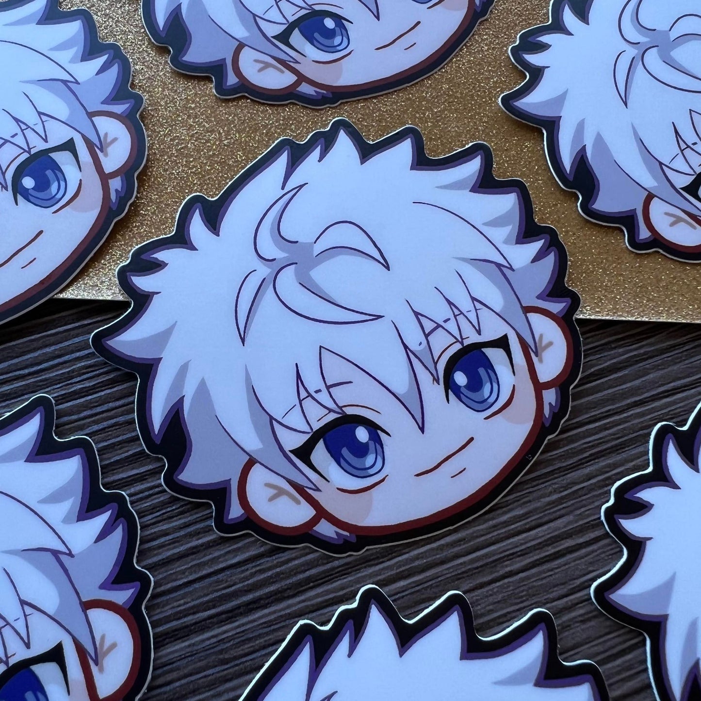 H x H 3" Head Stickers