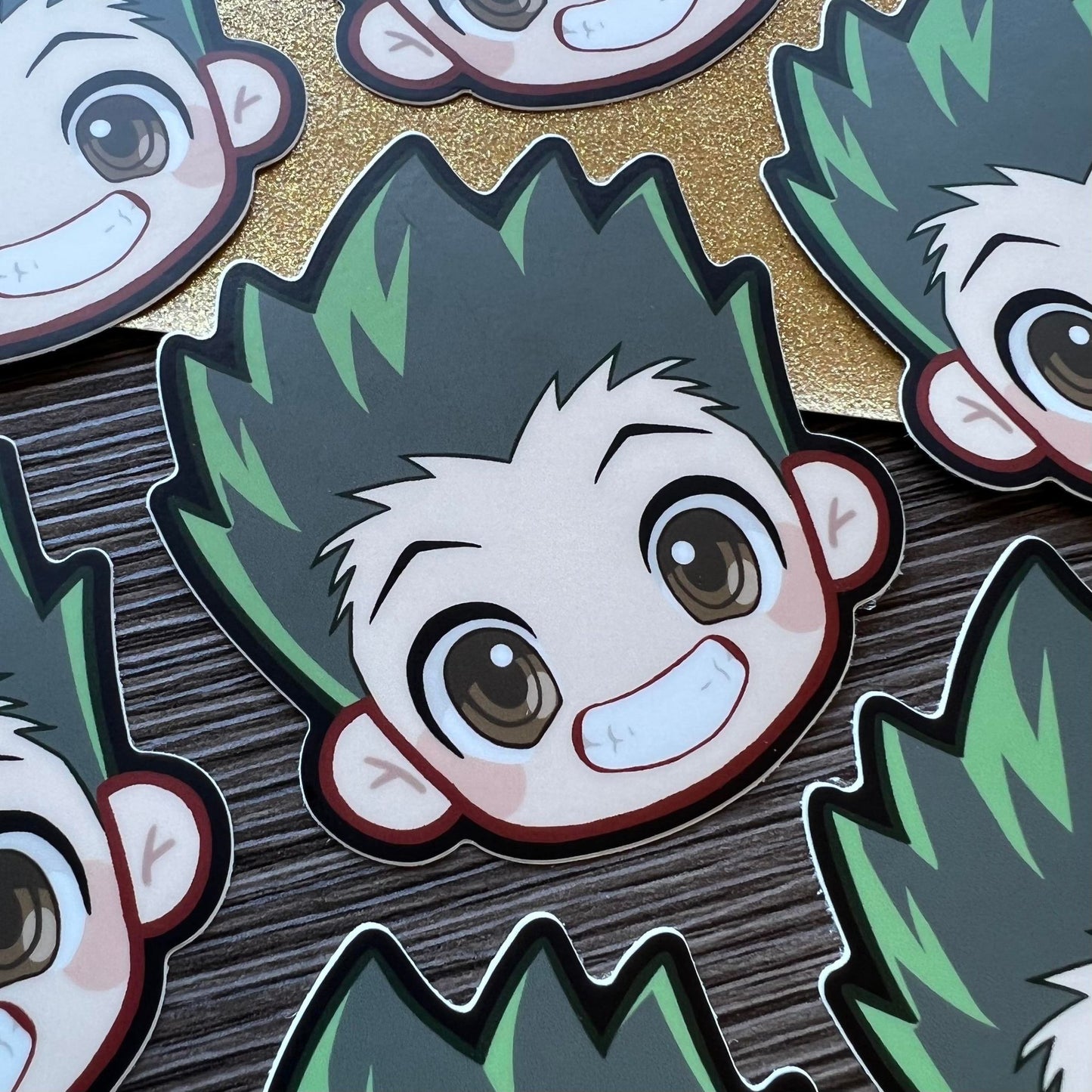 H x H 3" Head Stickers