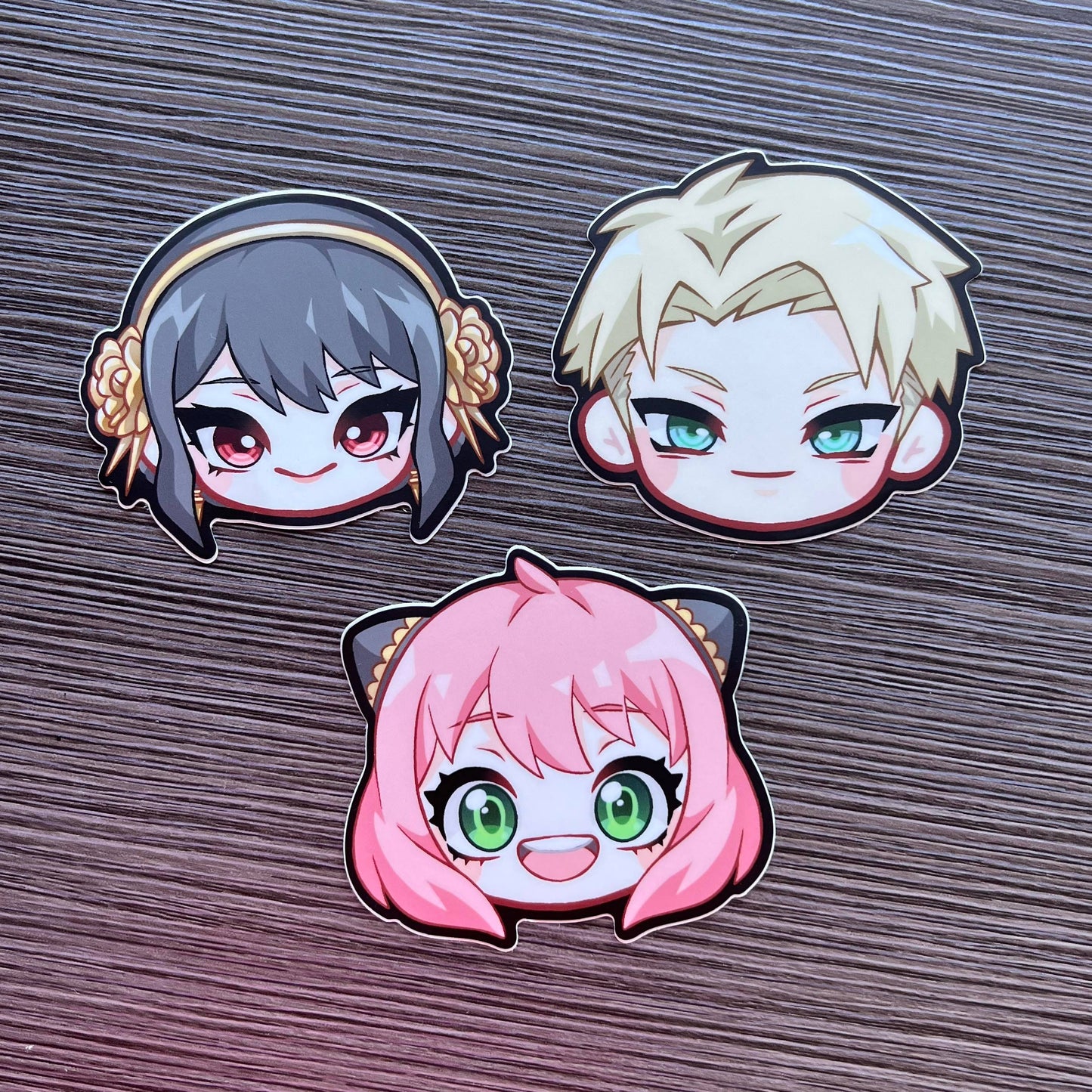 S x F 3" Head Stickers