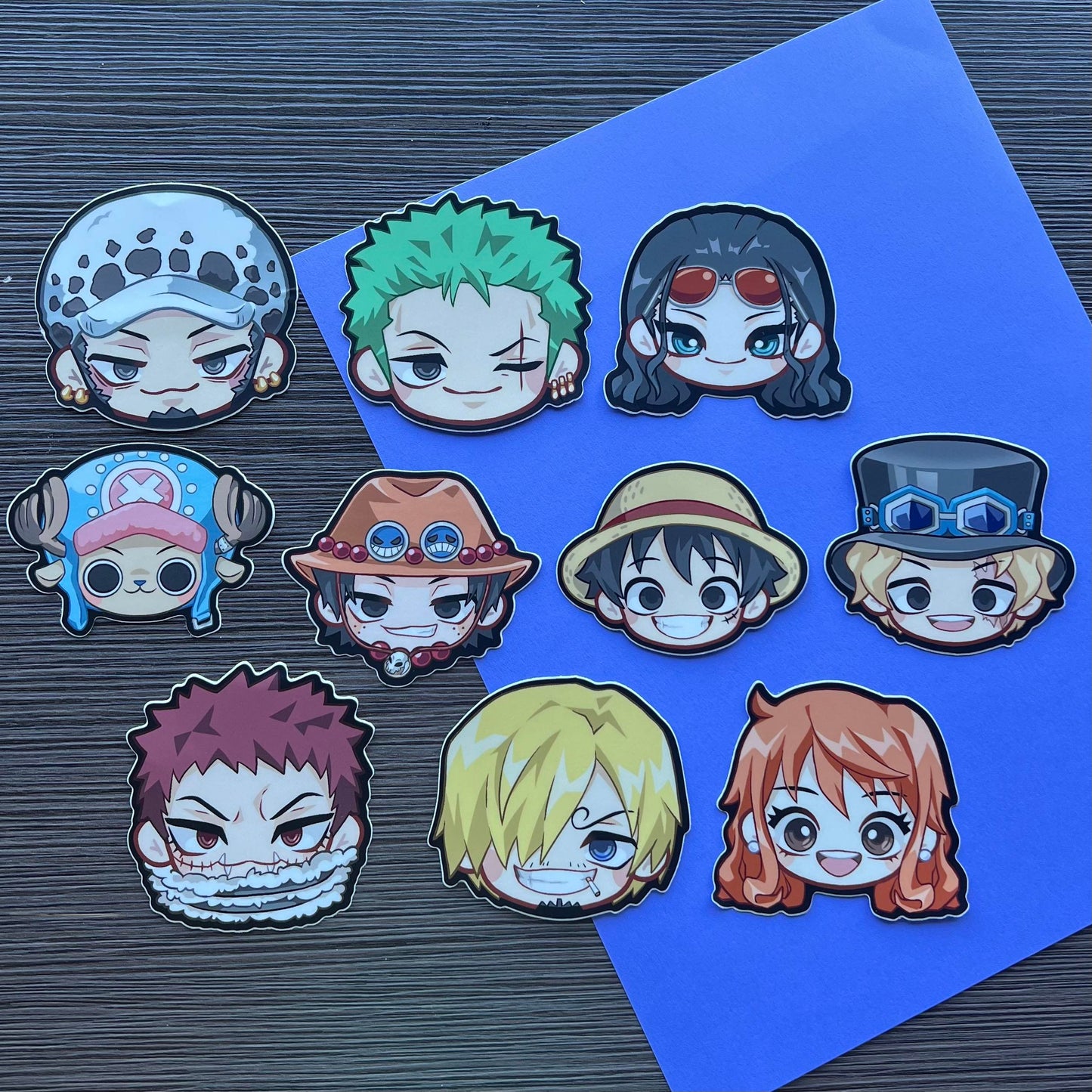 O P 3" Head Stickers