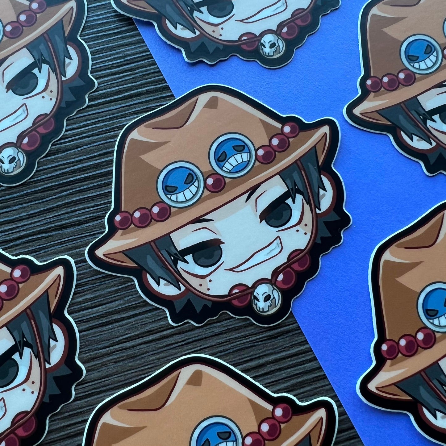 O P 3" Head Stickers