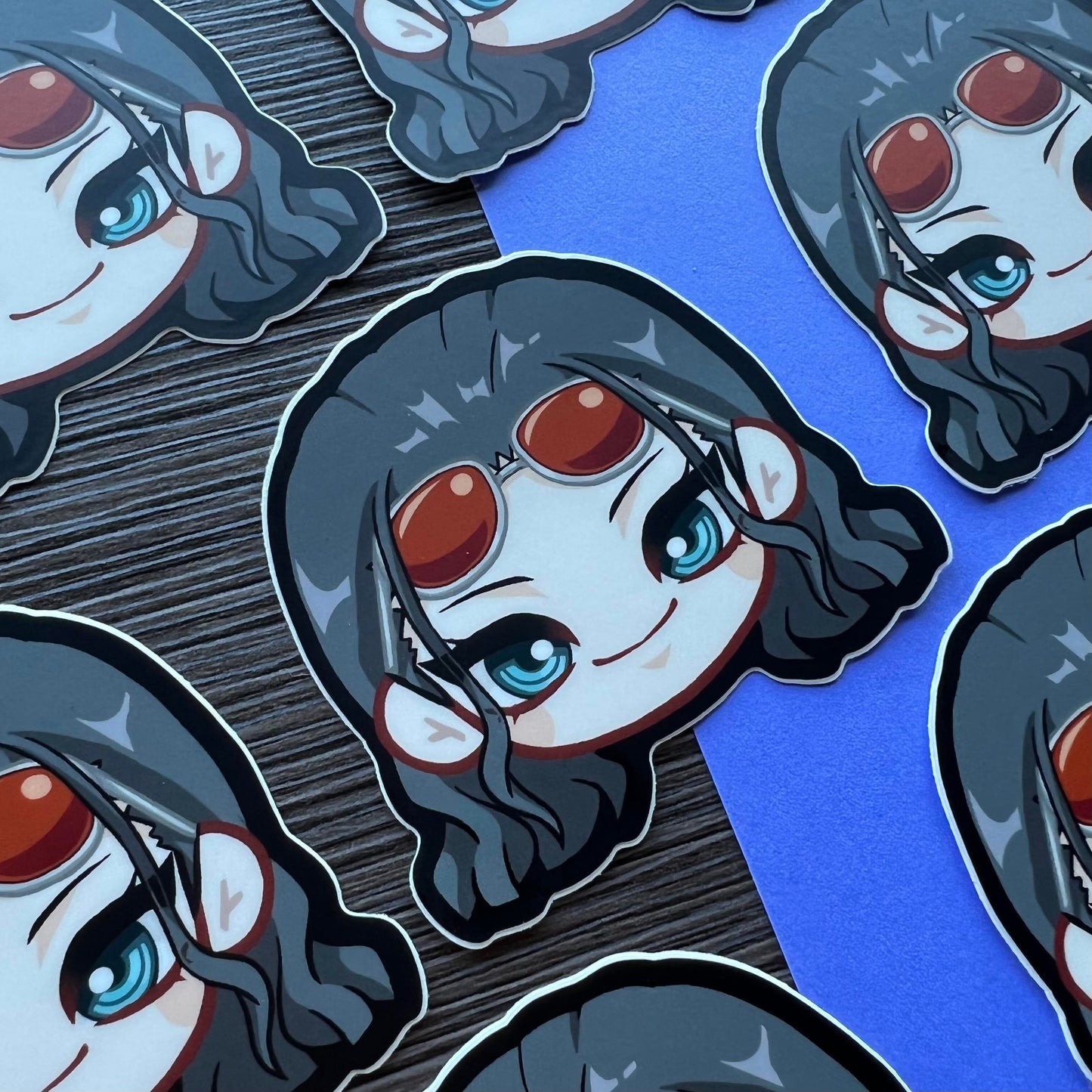 O P 3" Head Stickers