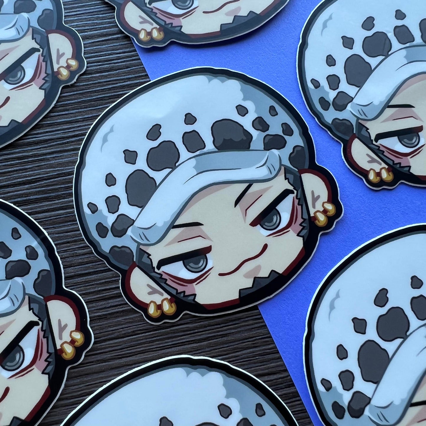 O P 3" Head Stickers