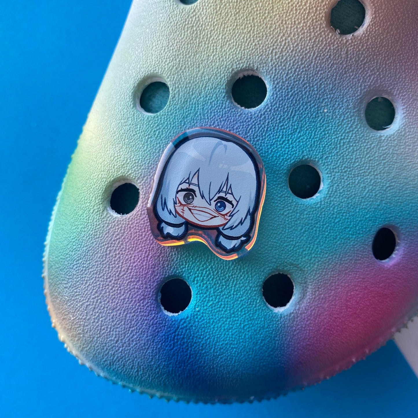 J J K Holographic Shoe Charms