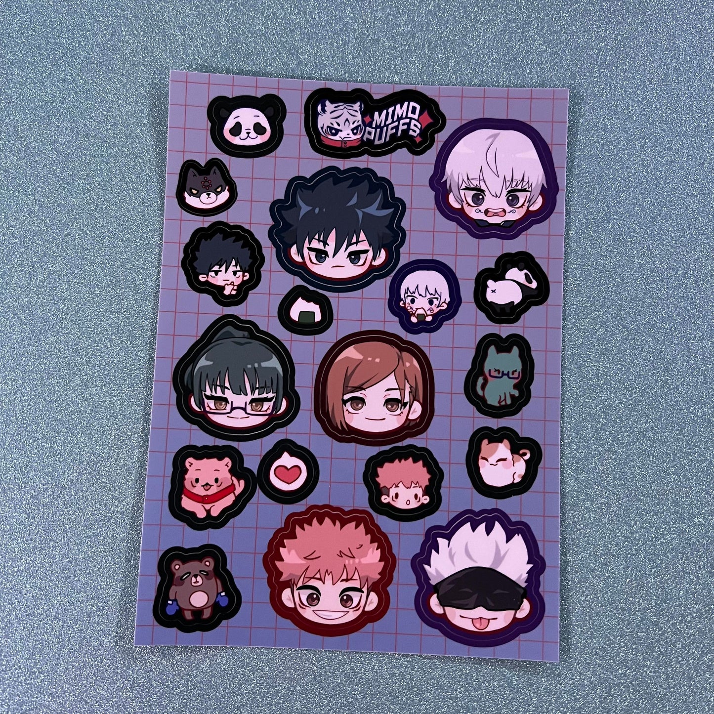 J J K Kids Sticker Sheet