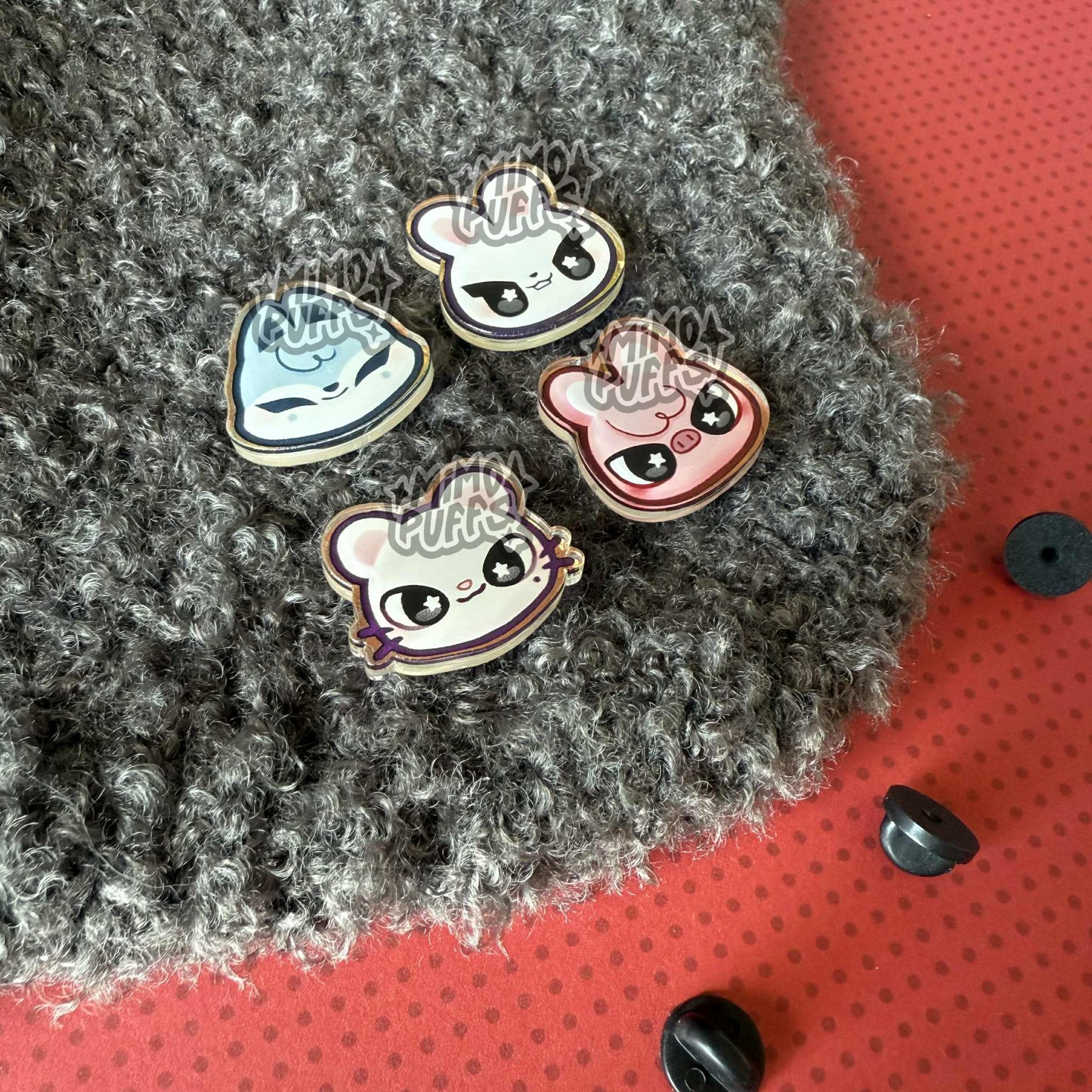 Sk Zoo Acrylic Pins
