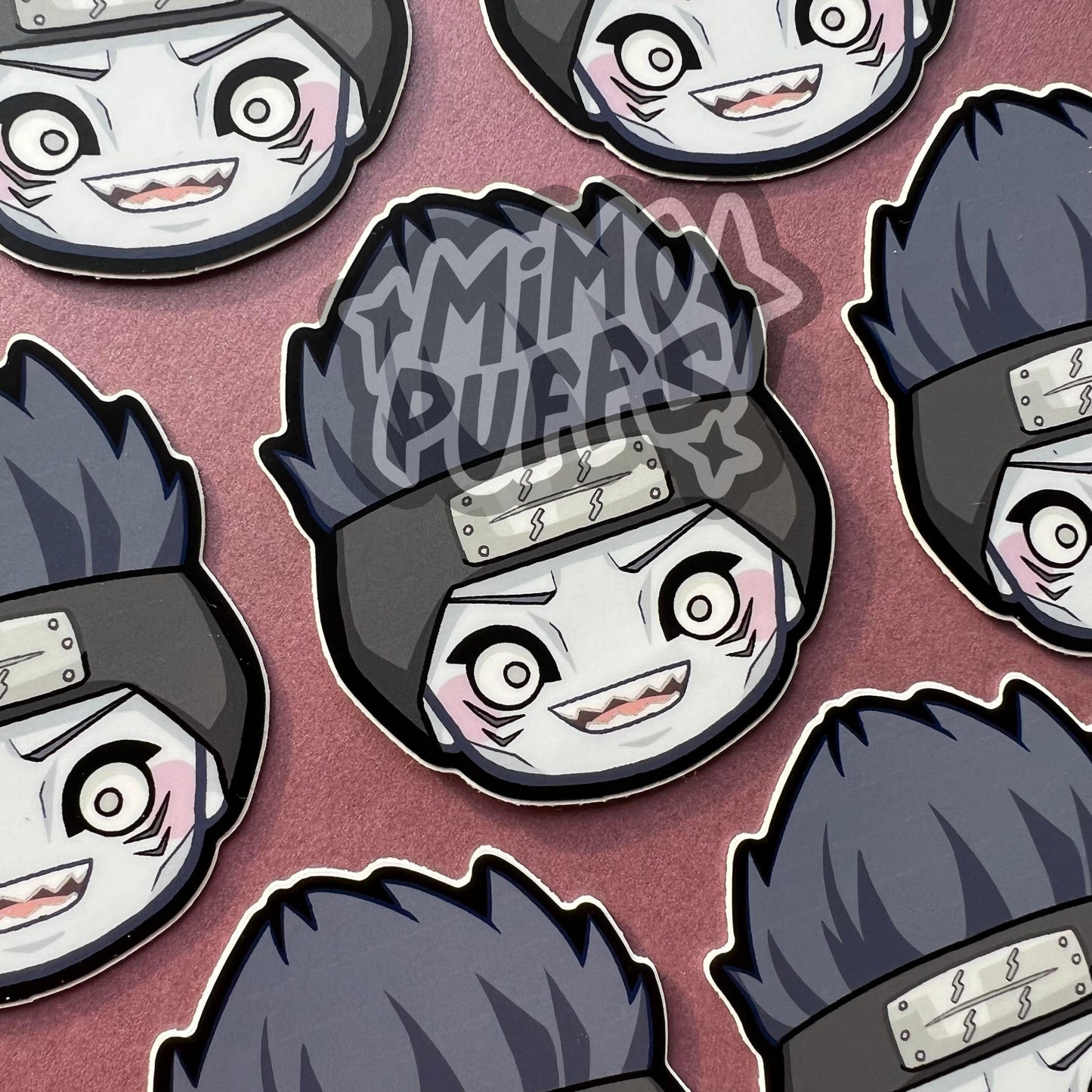 Ninja 3" Head Stickers