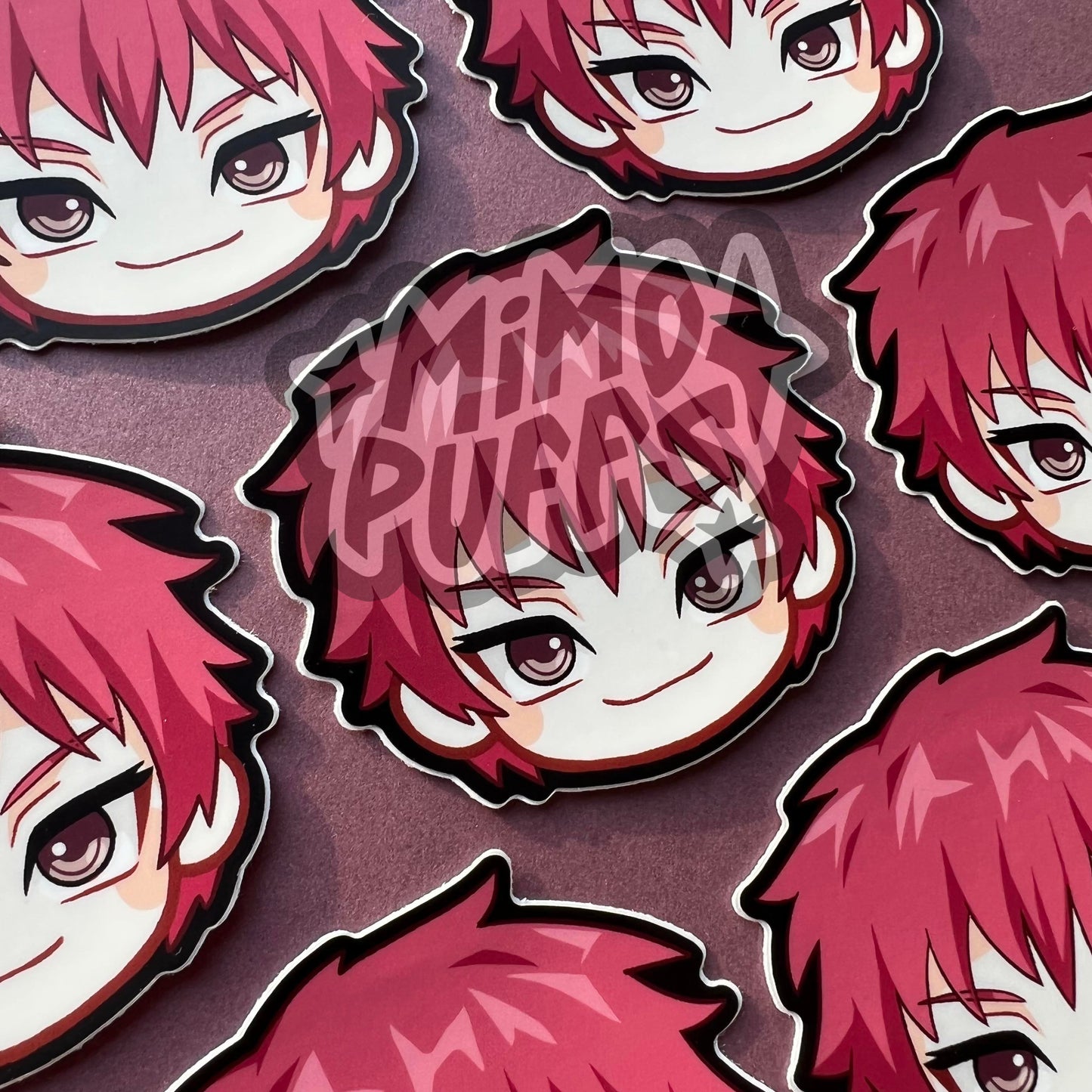 Ninja 3" Head Stickers