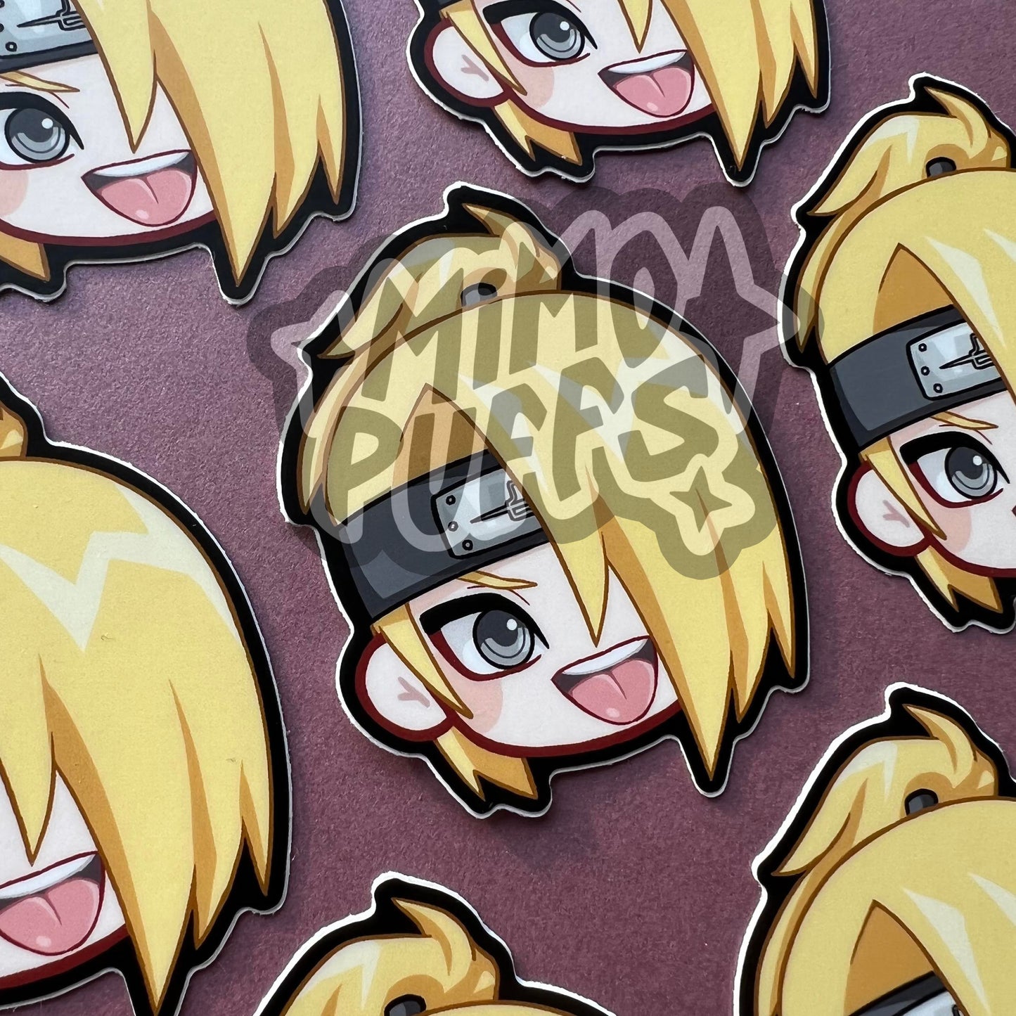 Ninja 3" Head Stickers