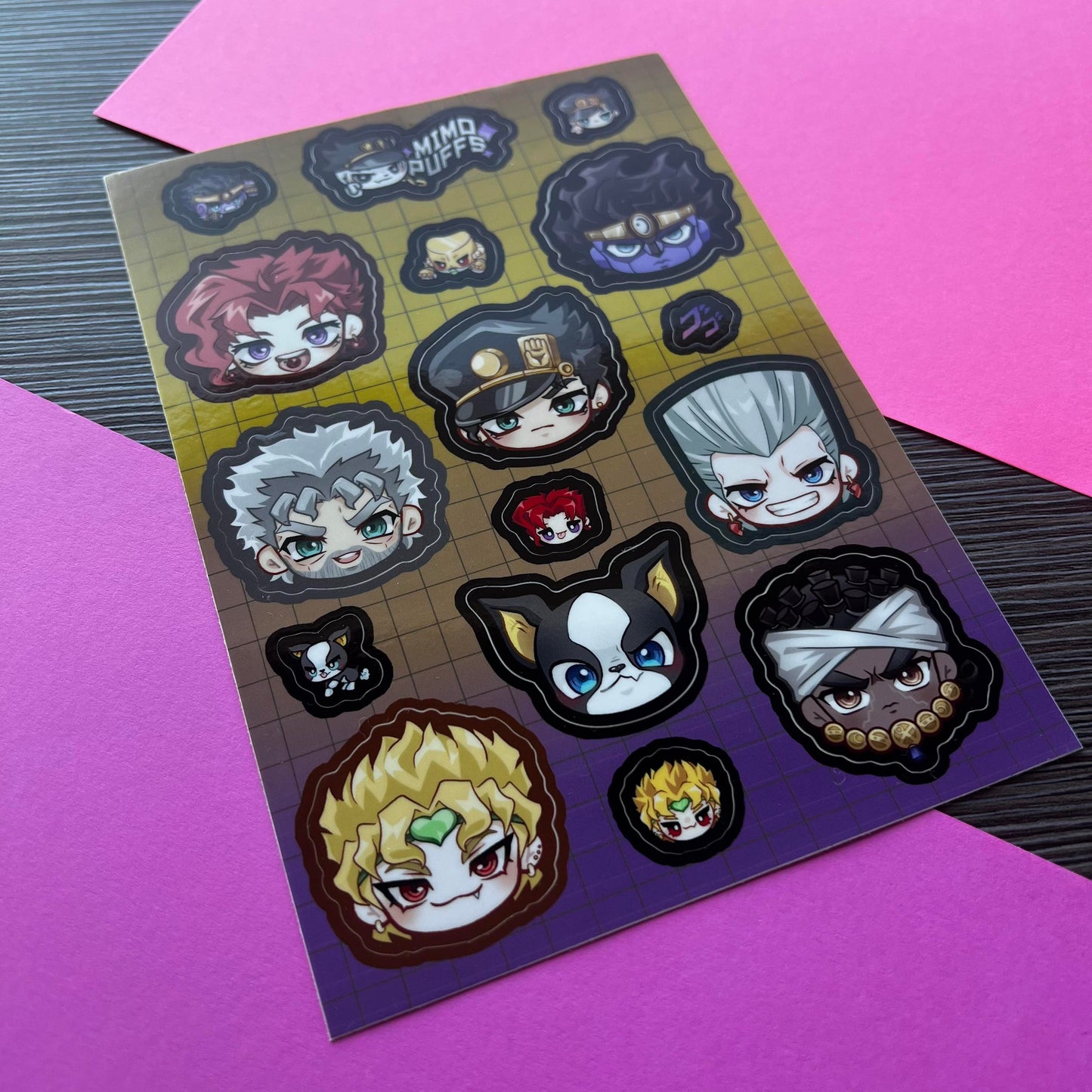 J J B A Sticker Sheets