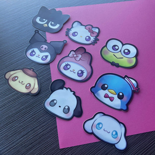 Kitty Land 3" Head Stickers