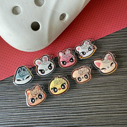 Sk Zoo Holographic Shoe Charms