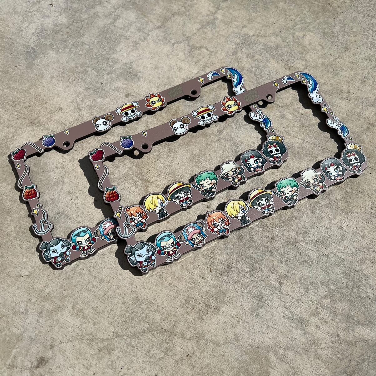 O P License Plate Frame