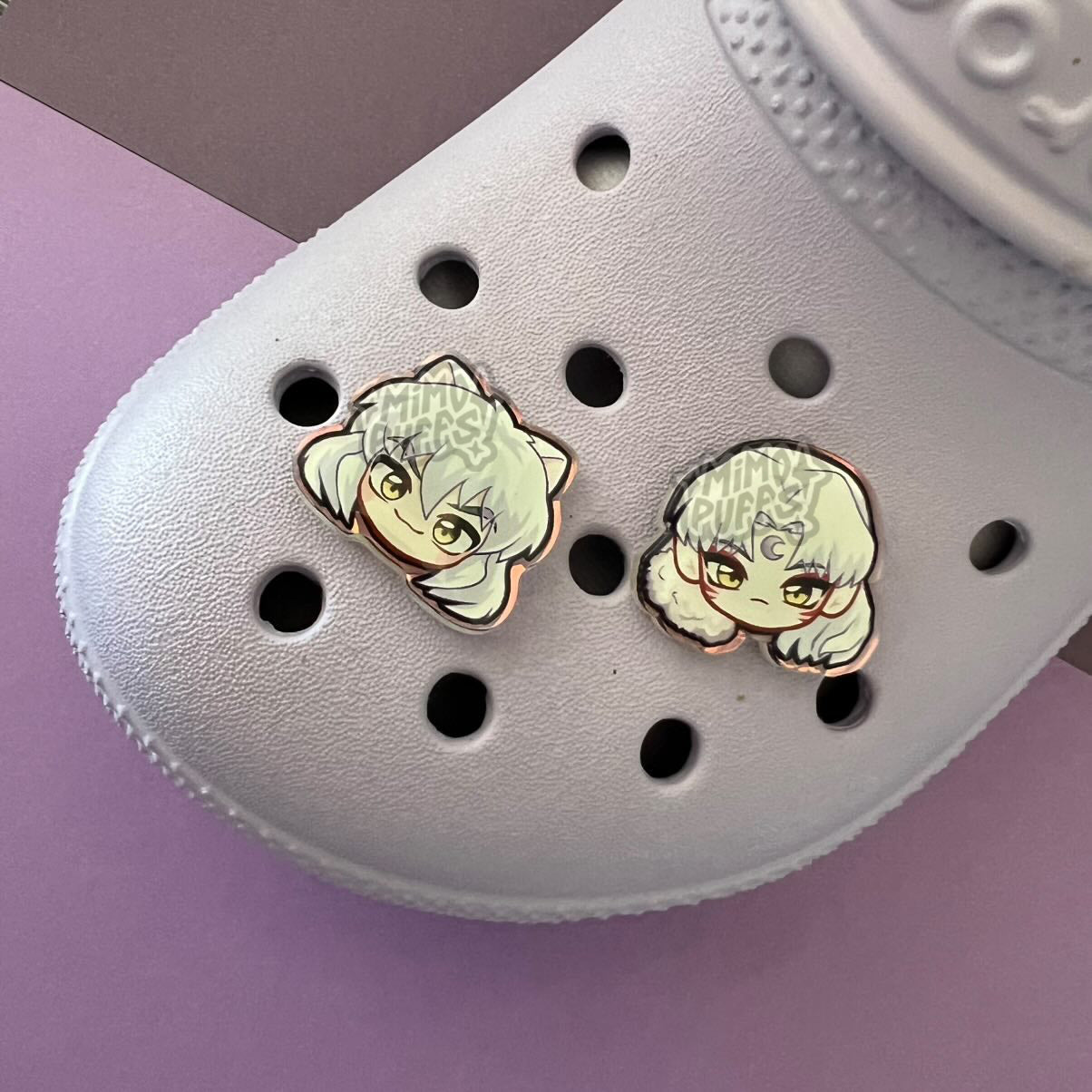 Demon Dogs Holographic Shoe Charms
