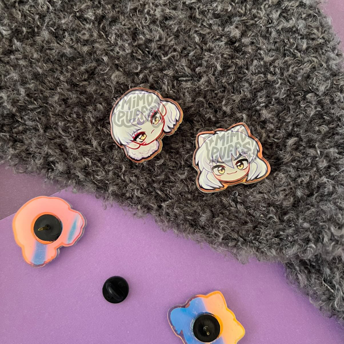 Demon Dogs Holographic Pin