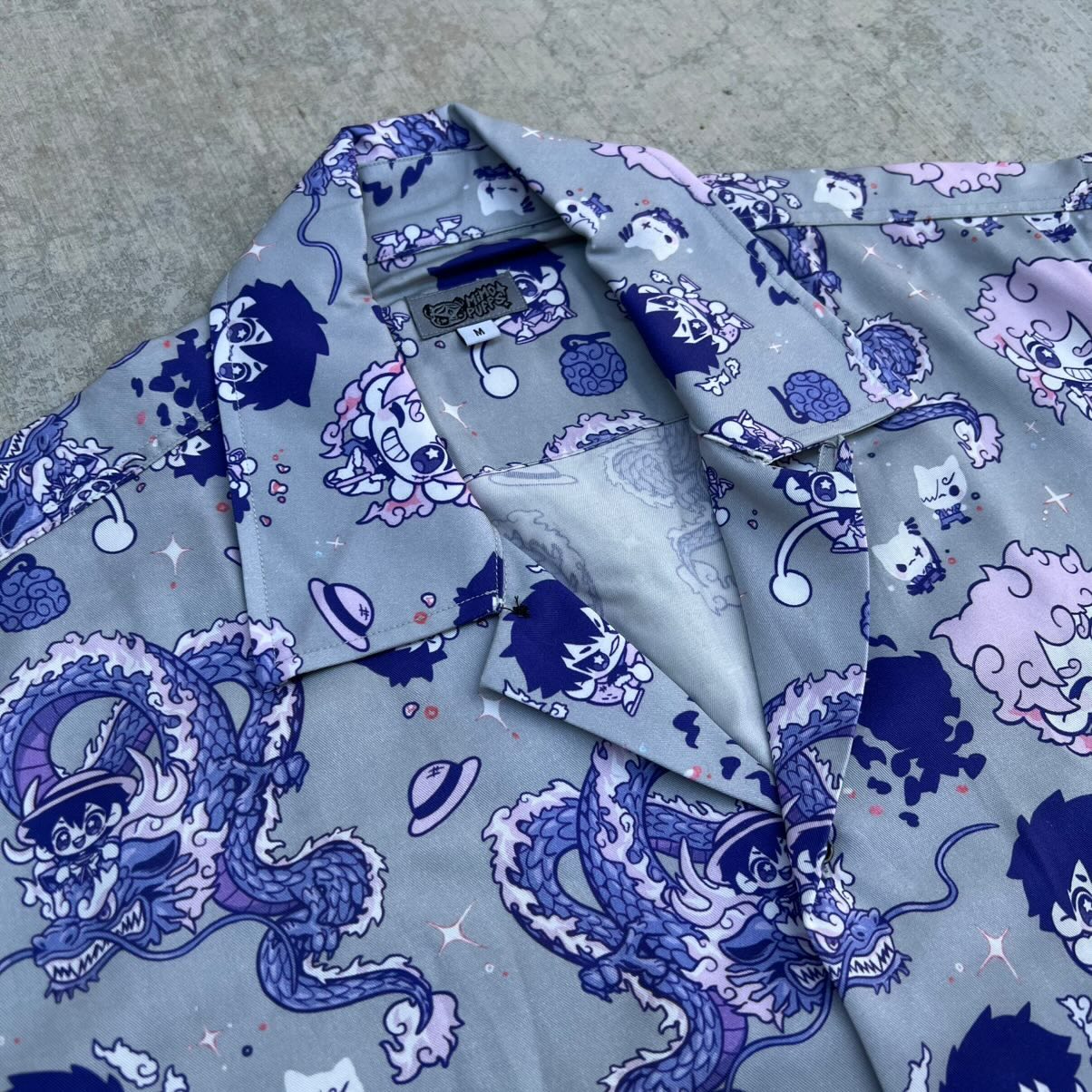 O P LTD ED Blue Cotton Candy Button Up Shirt [PRE-ORDER]