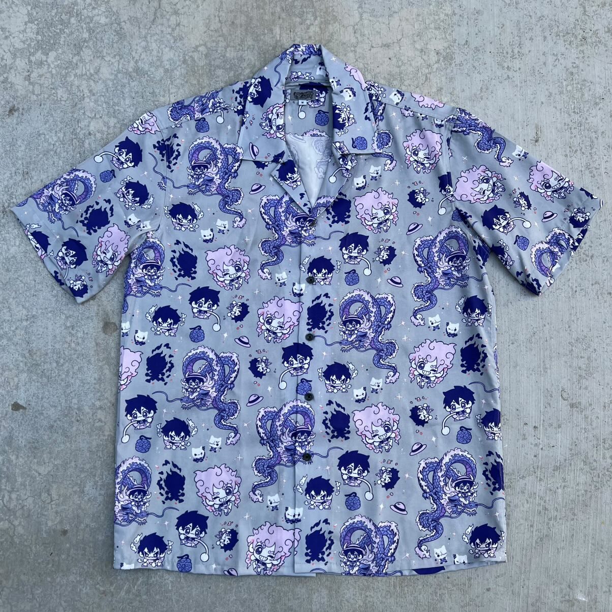 O P LTD ED Blue Cotton Candy Button Up Shirt [PRE-ORDER]