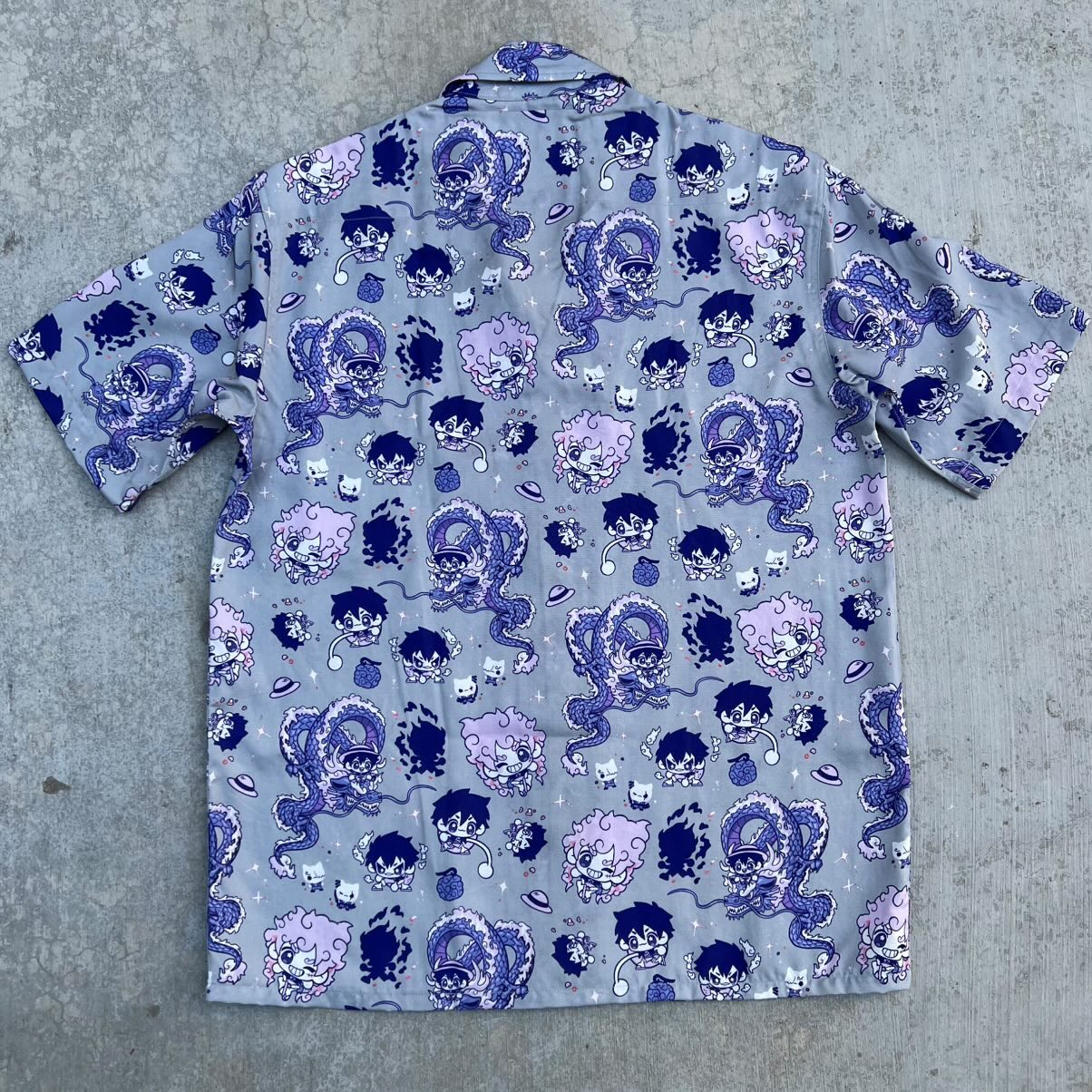 O P LTD ED Blue Cotton Candy Button Up Shirt [PRE-ORDER]