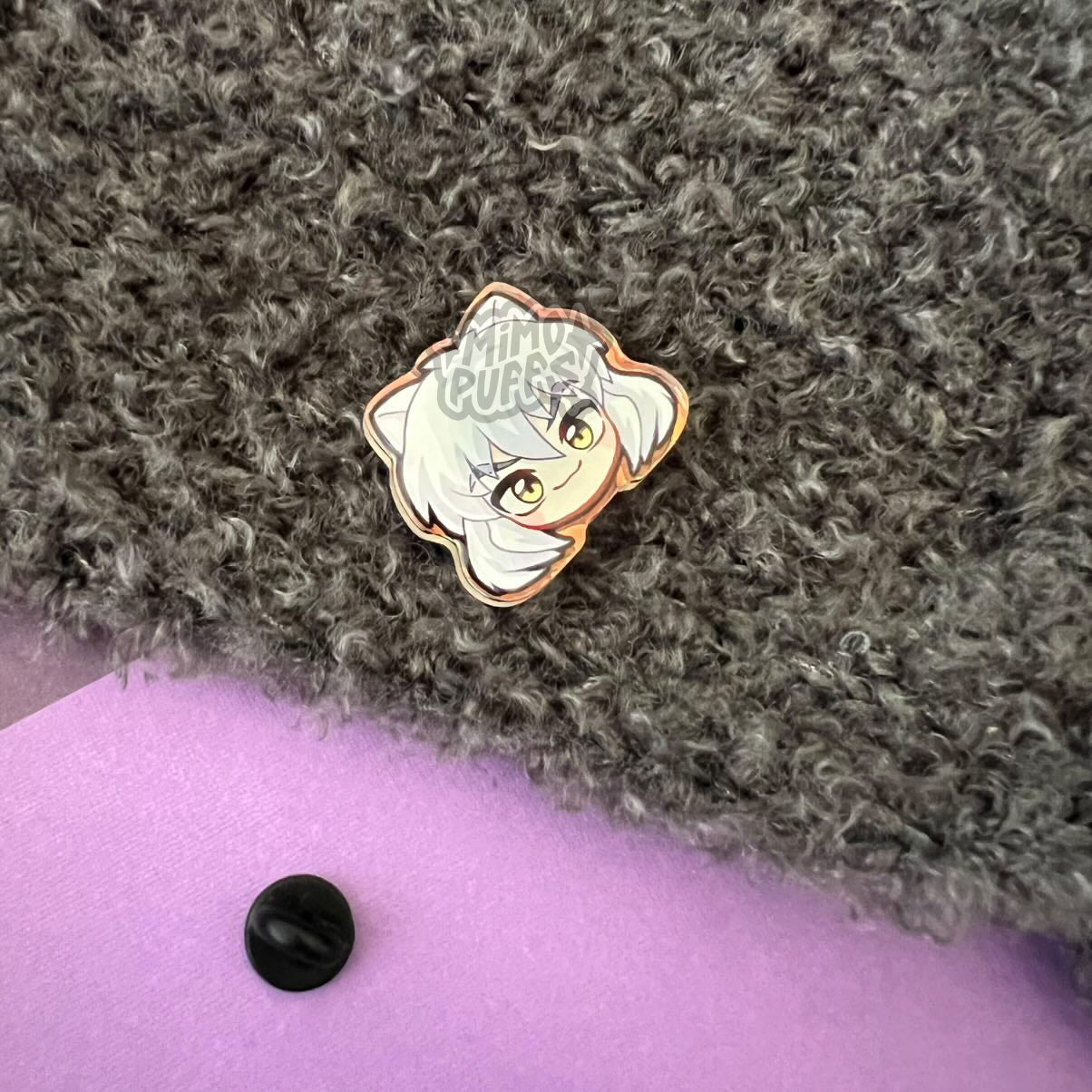Demon Dogs Holographic Pin