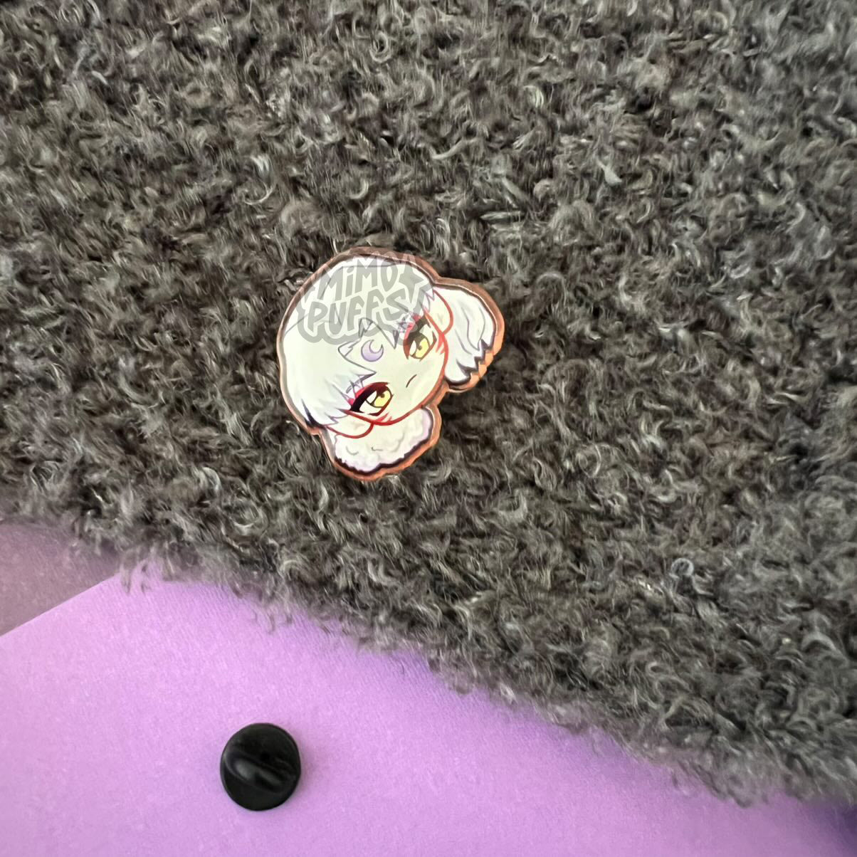 Demon Dogs Holographic Pin