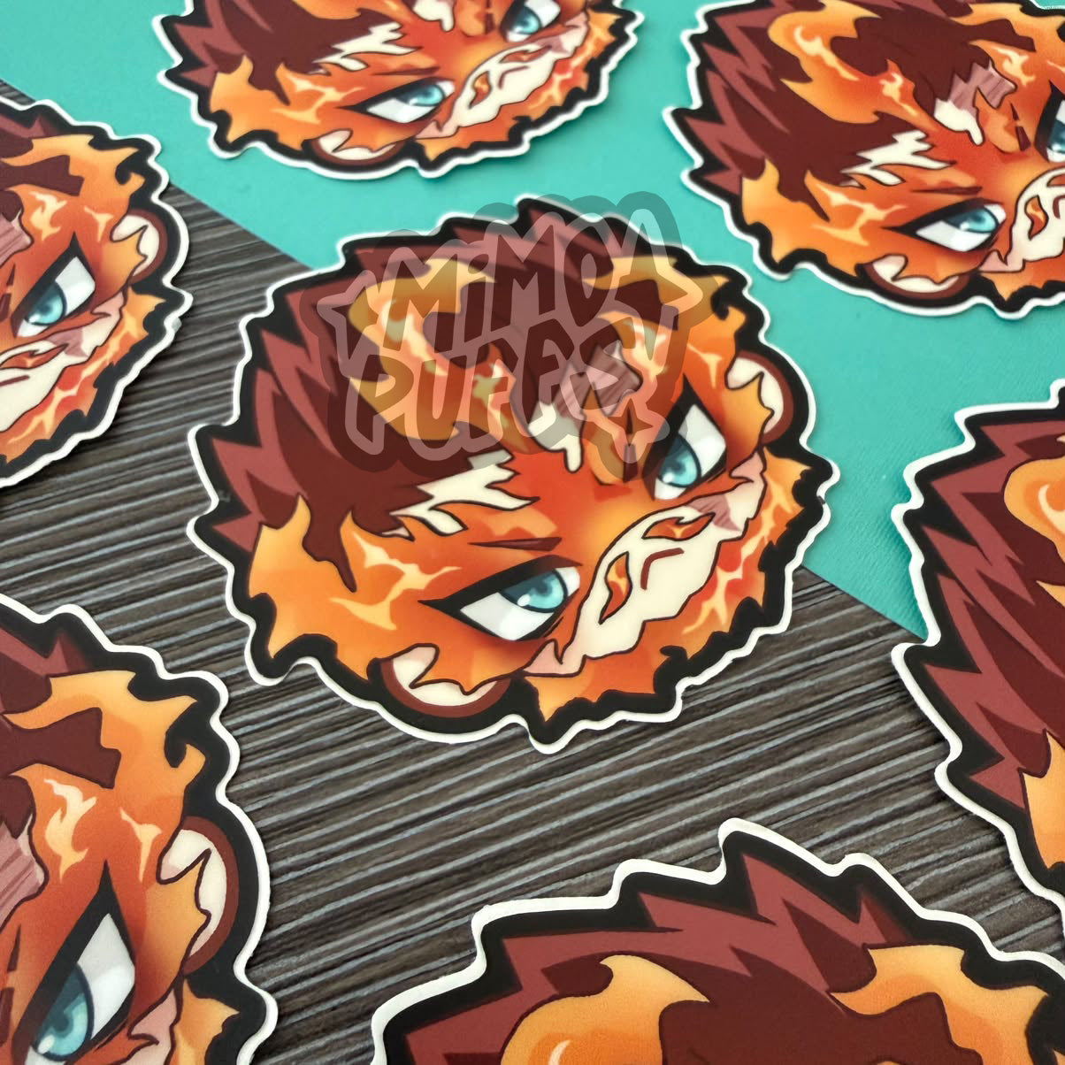 Hero 3" Head Stickers