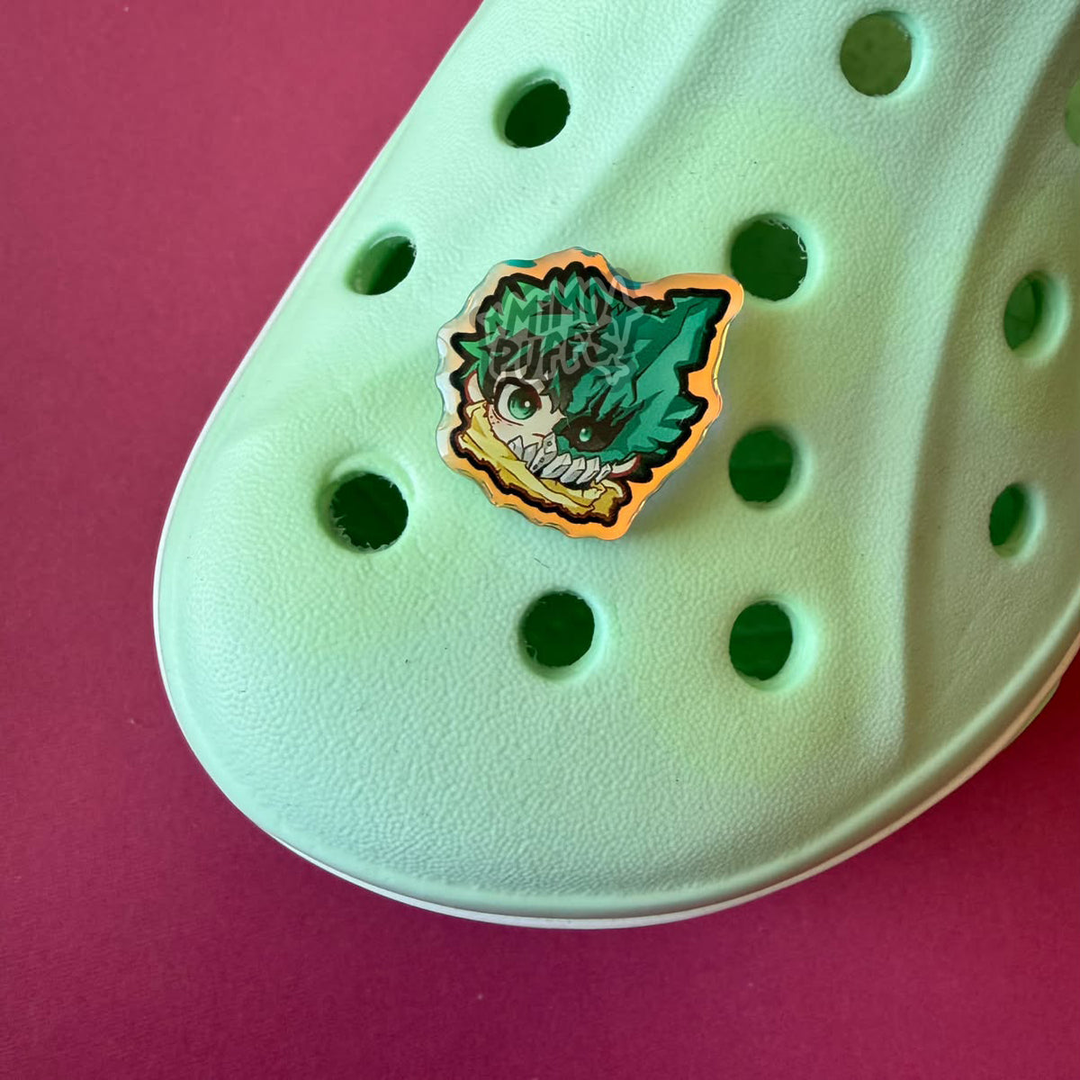 Hero Holographic Shoe Charms