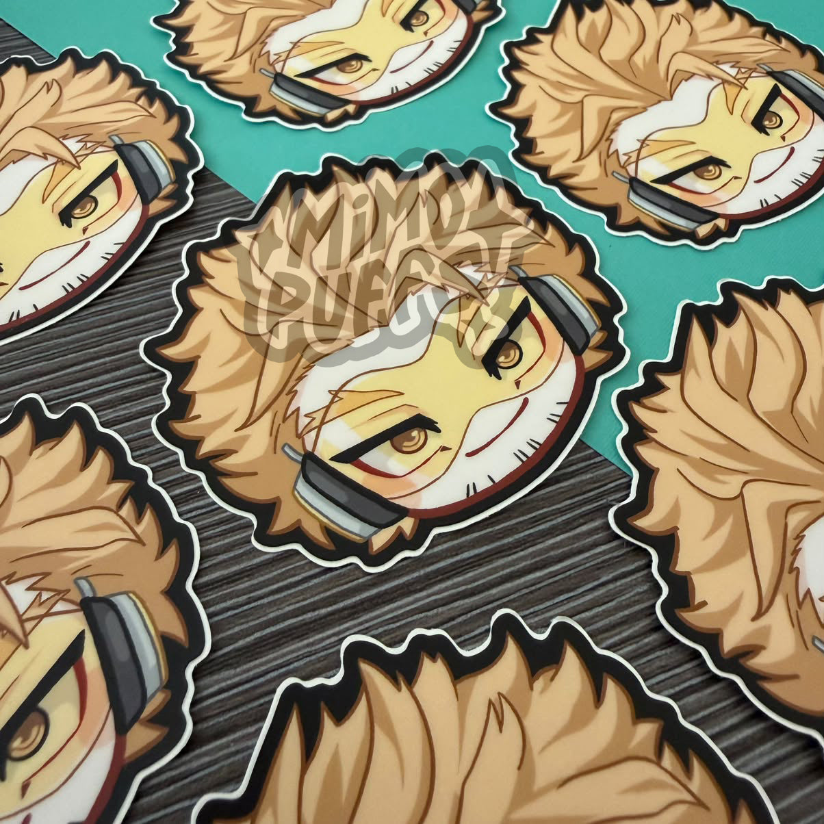 Hero 3" Head Stickers
