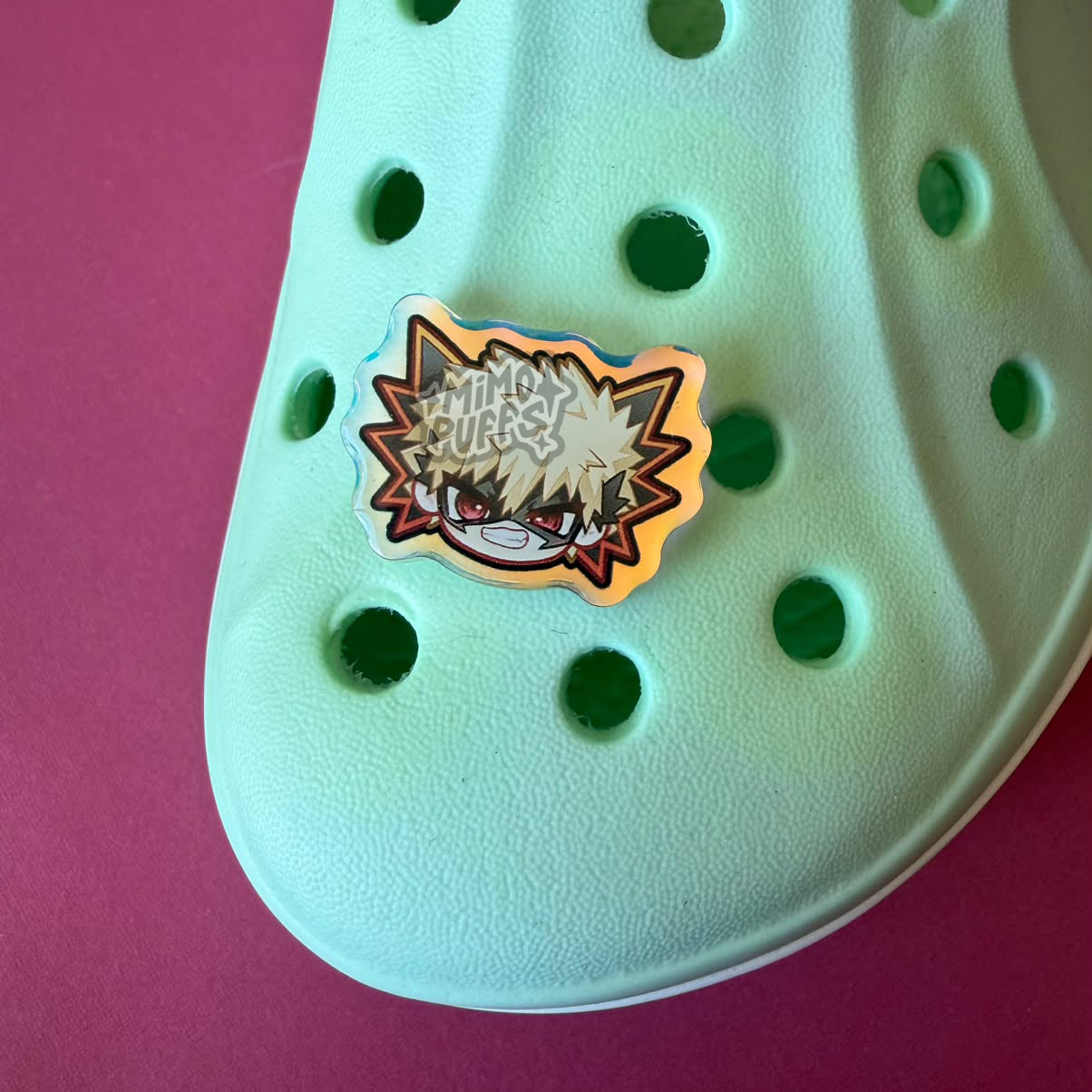 Hero Holographic Shoe Charms