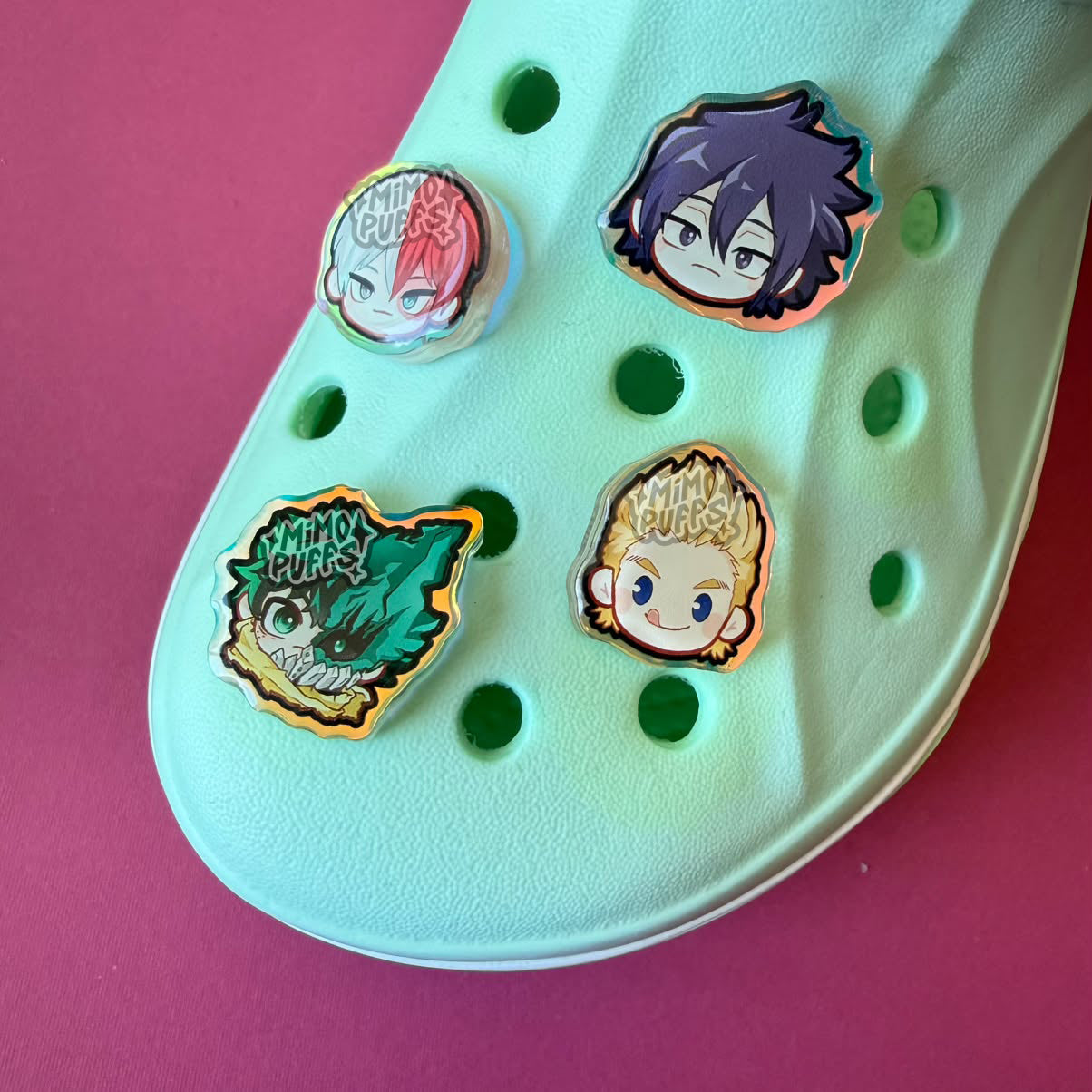 Hero Holographic Shoe Charms