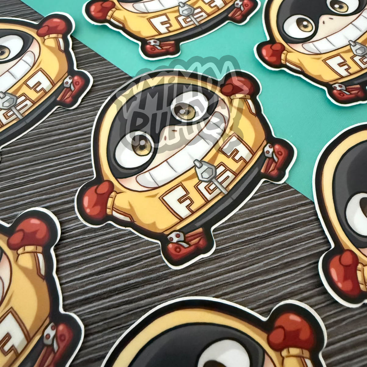Hero 3" Head Stickers