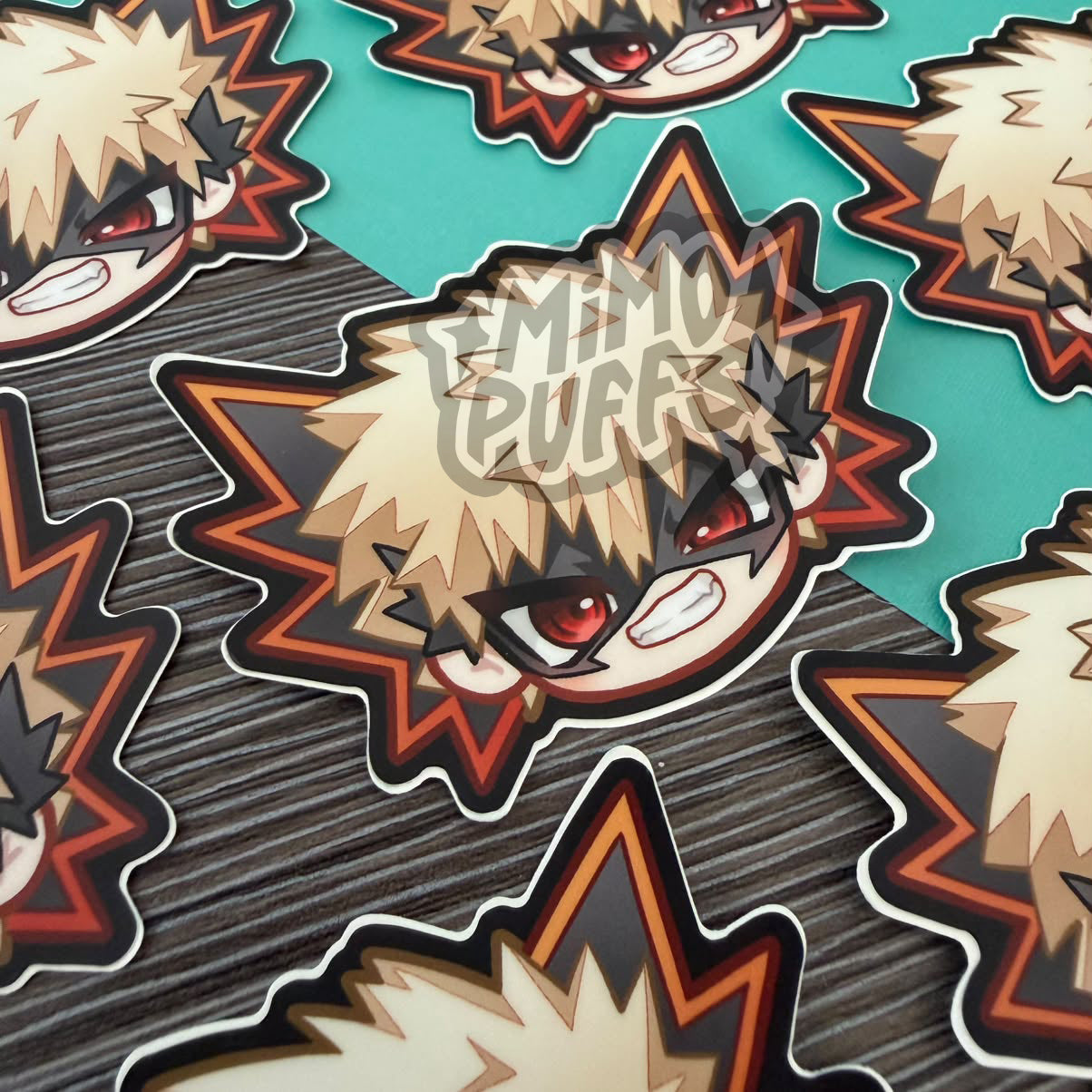Hero 3" Head Stickers