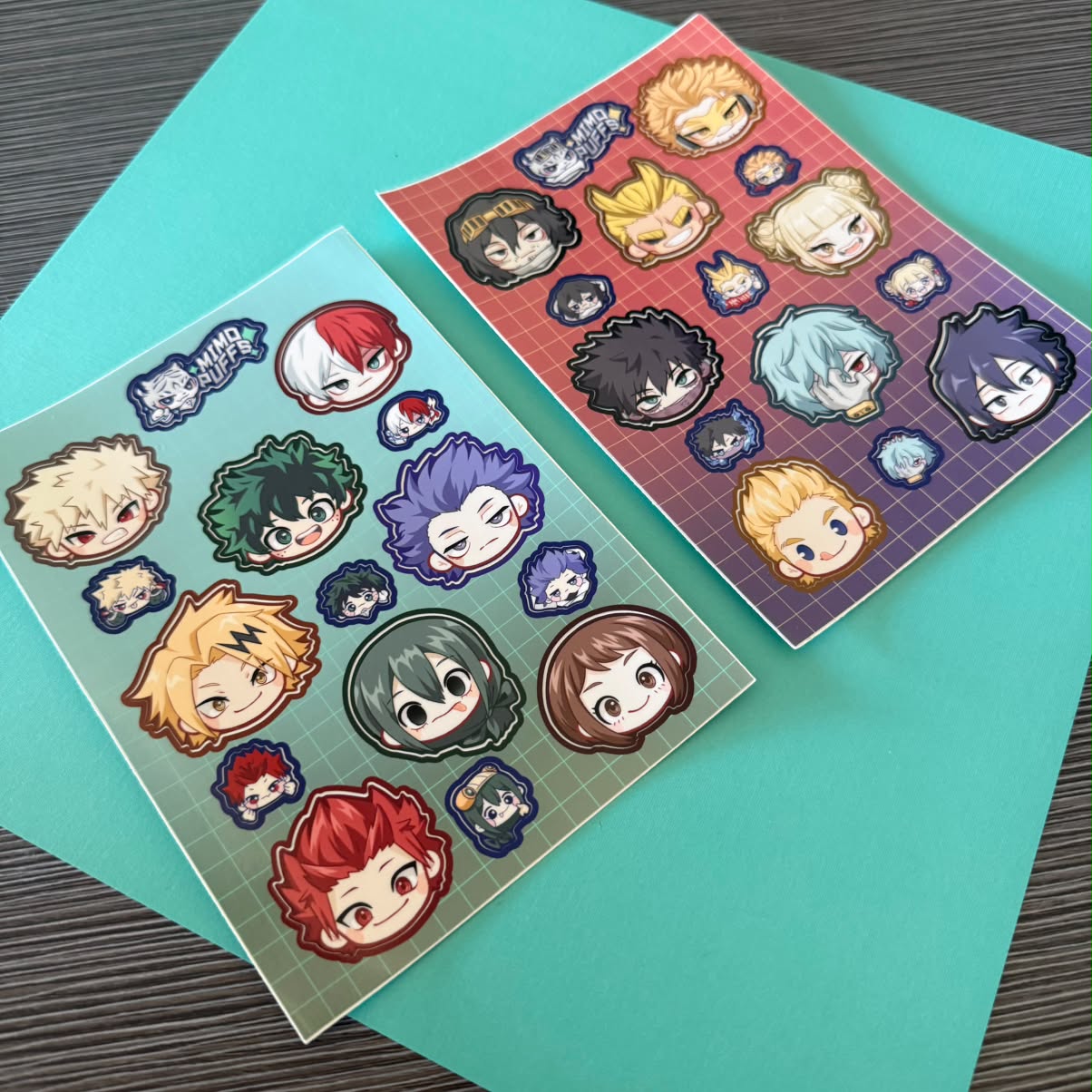 Hero Sticker Sheet