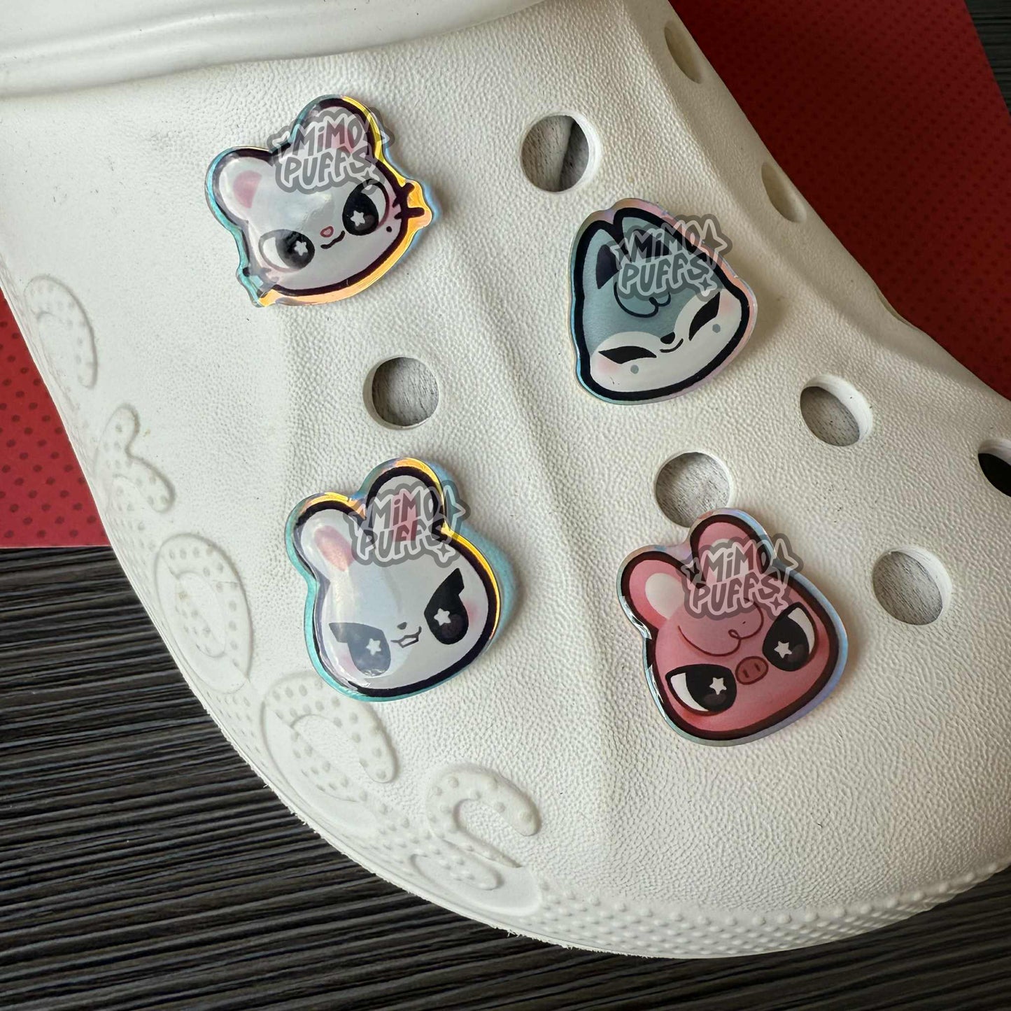 Sk Zoo Holographic Shoe Charms